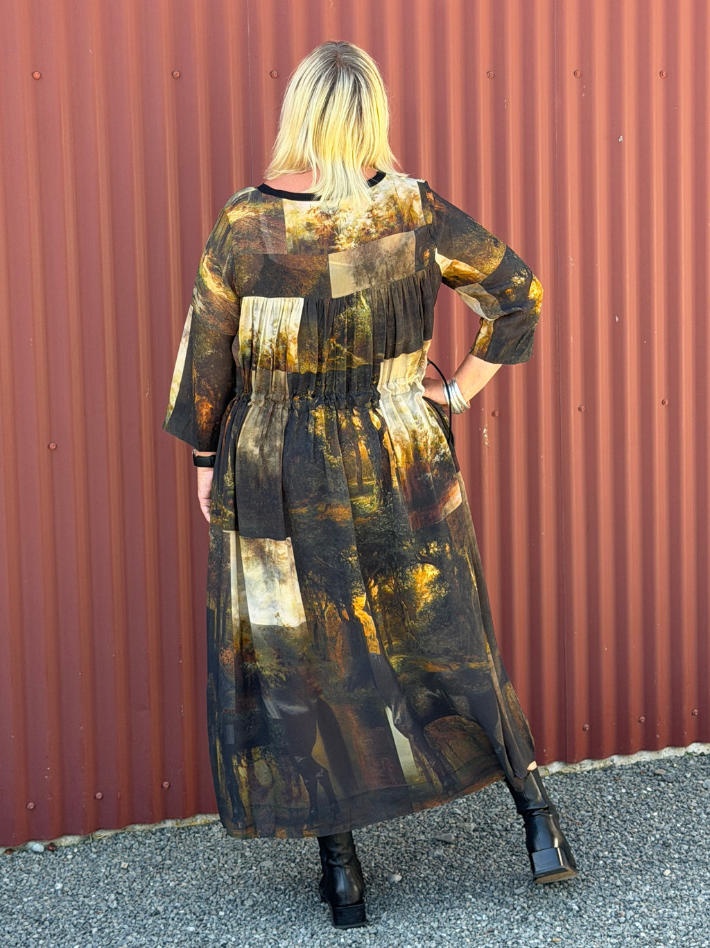 Tarbana Dress -Midnight Trek
