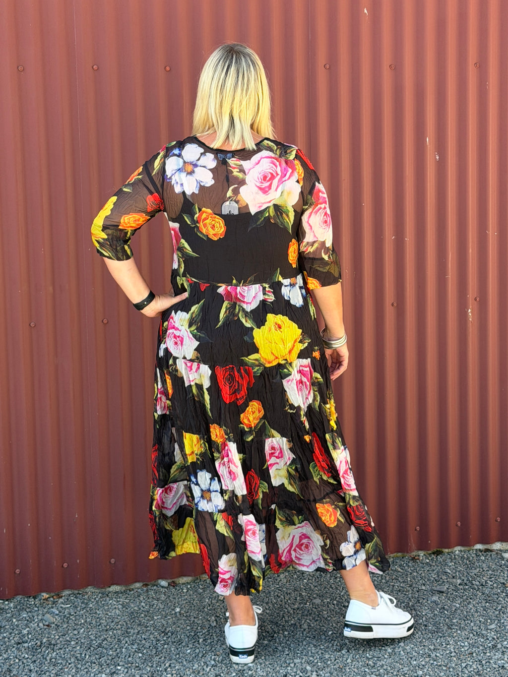 Four Tiered Dress- Rose Rebellion