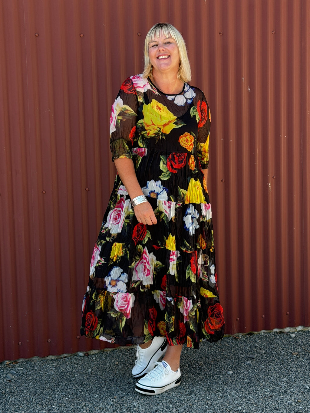 Four Tiered Dress- Rose Rebellion