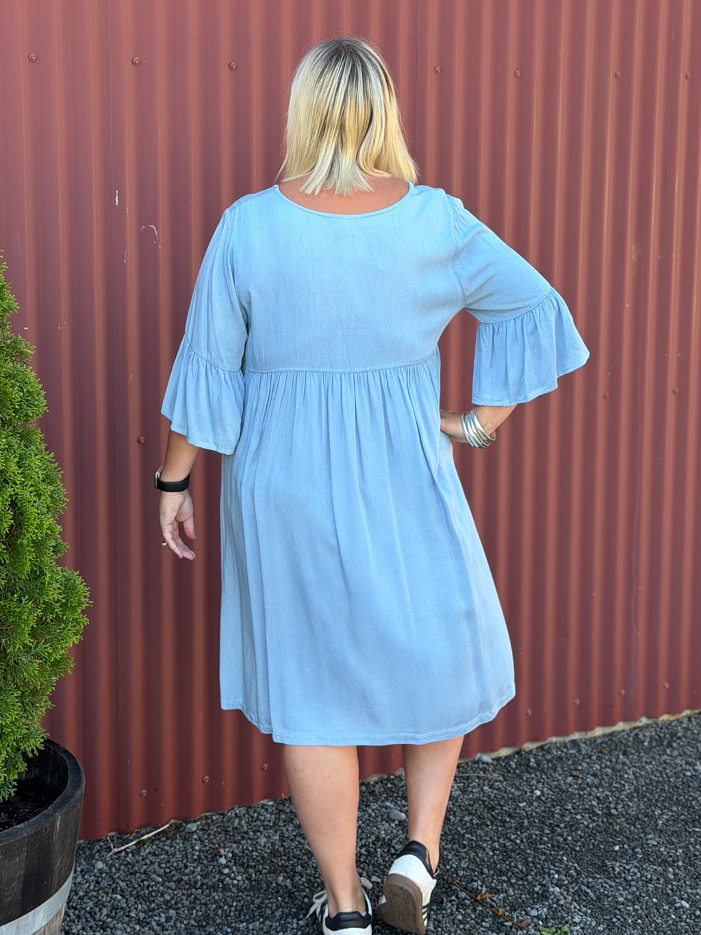 Skye Dress -Light Blue
