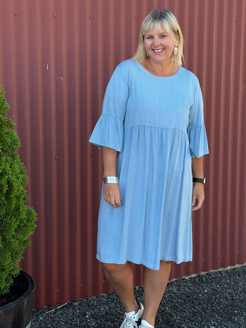Skye Dress -Light Blue