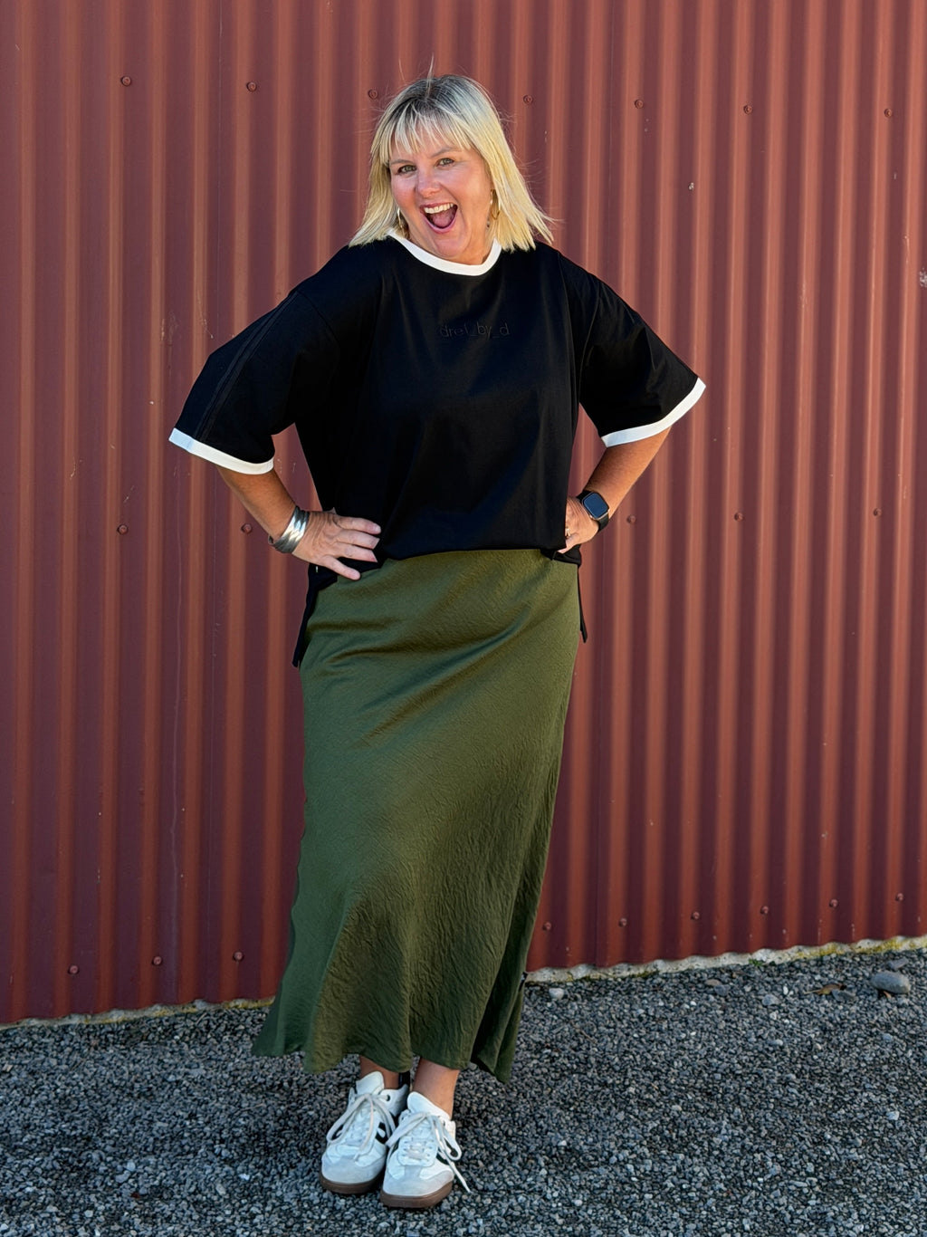 Bias Skirt - Meadow