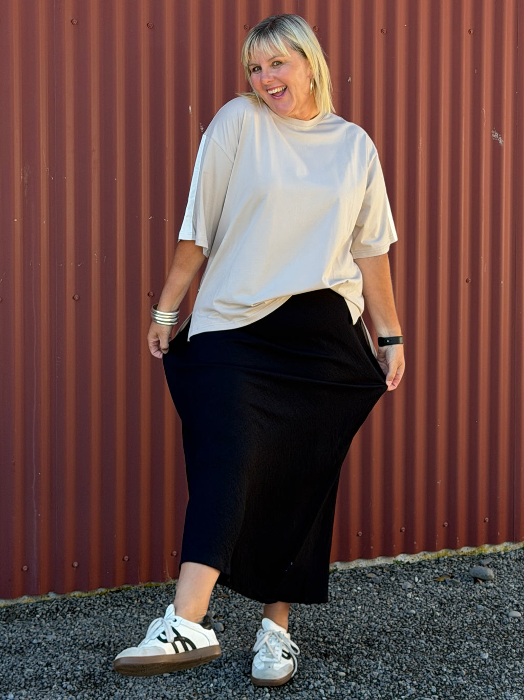 Bias Skirt -Noir ( Black)