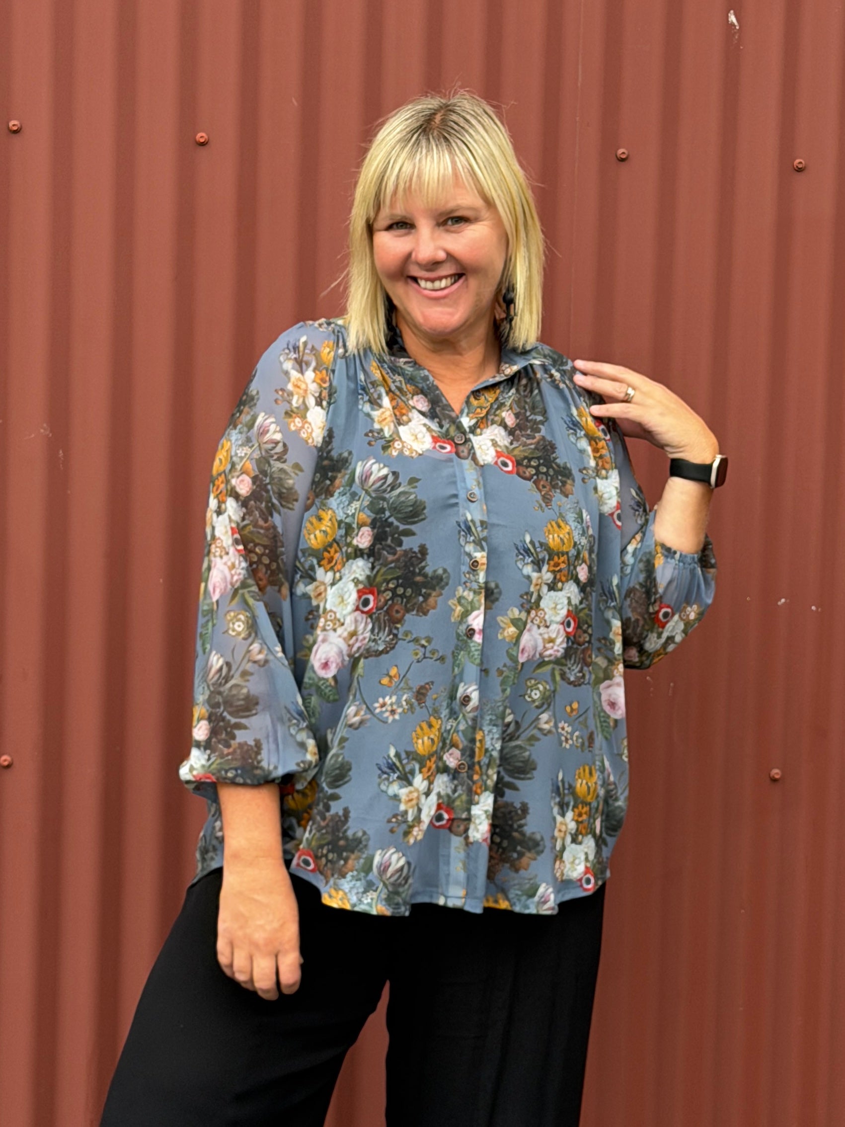 Delight Blouse - Wild Flowers