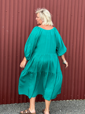 Jackson Dress - Emerald