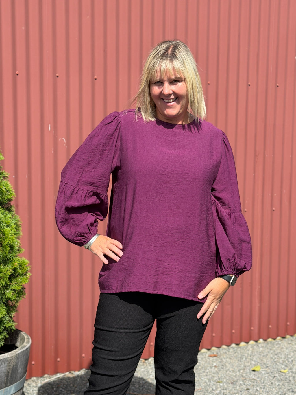 Stella Top -Plum Fizz