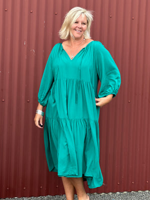 Jackson Dress - Emerald