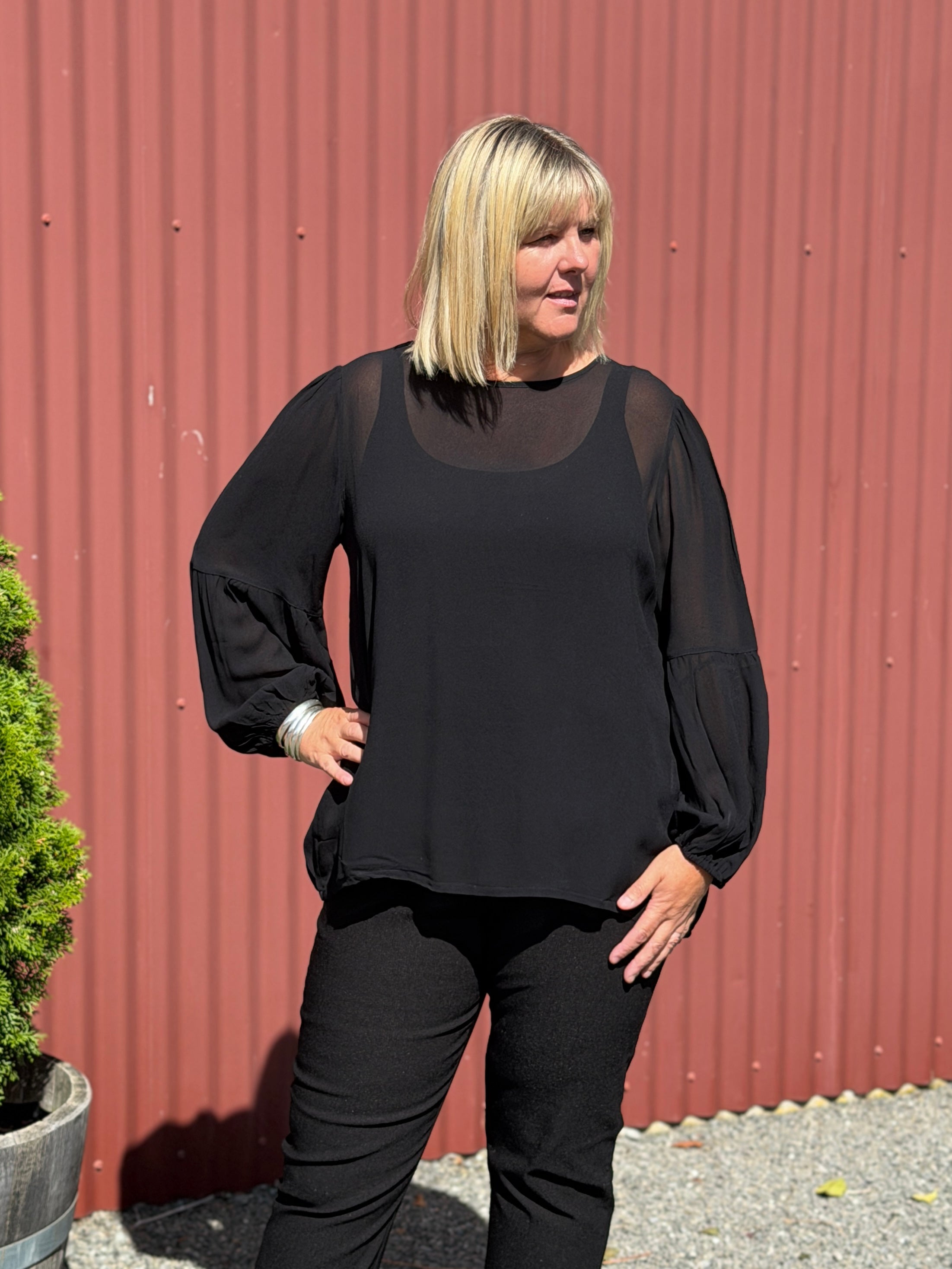 Stella Top -Black