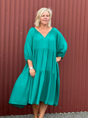 Jackson Dress - Emerald