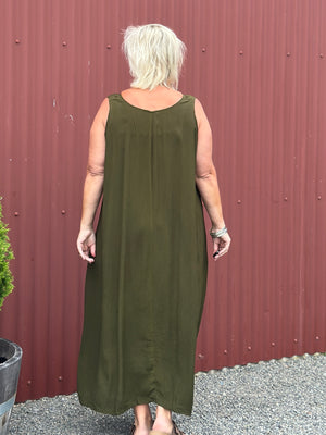 Olive Layering Dress