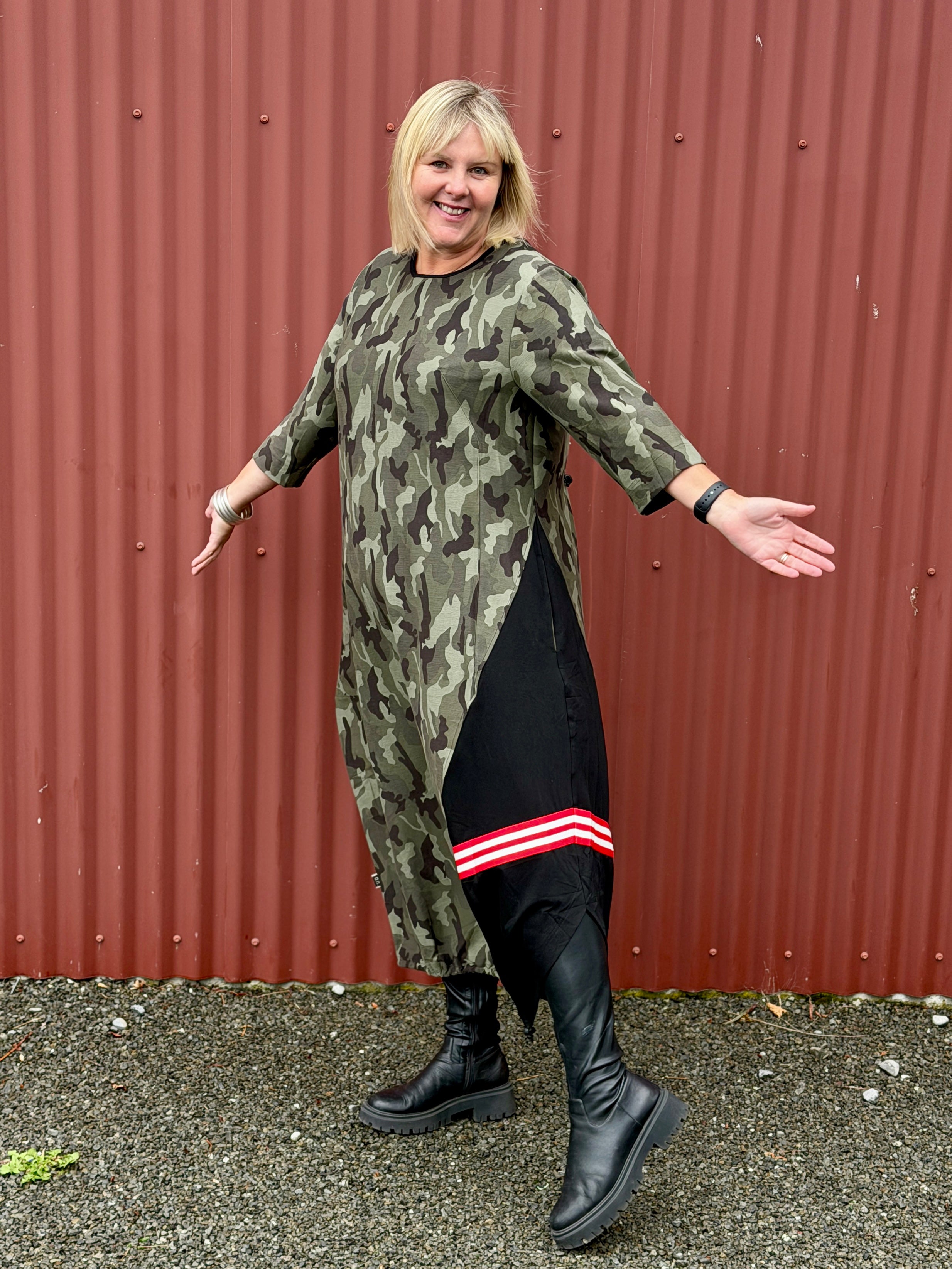 Sienne Dress- Camo