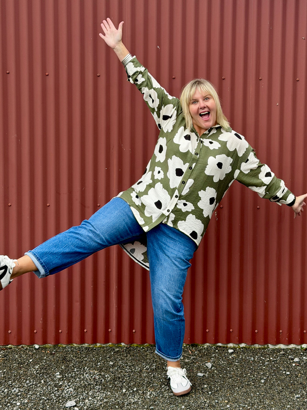 Professor Shirt -Monochrome Meadow