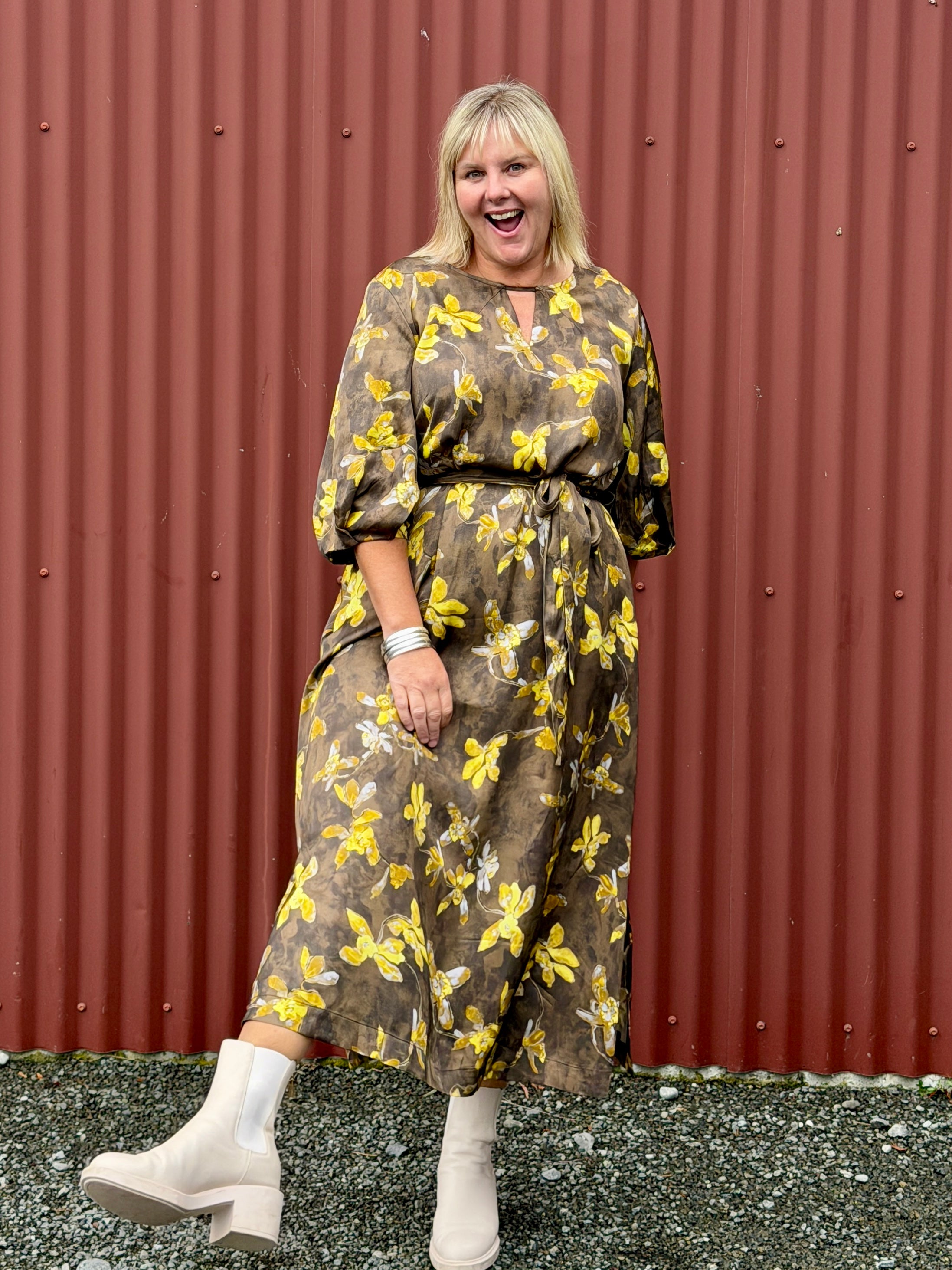 Wild Orchid Shift Dress