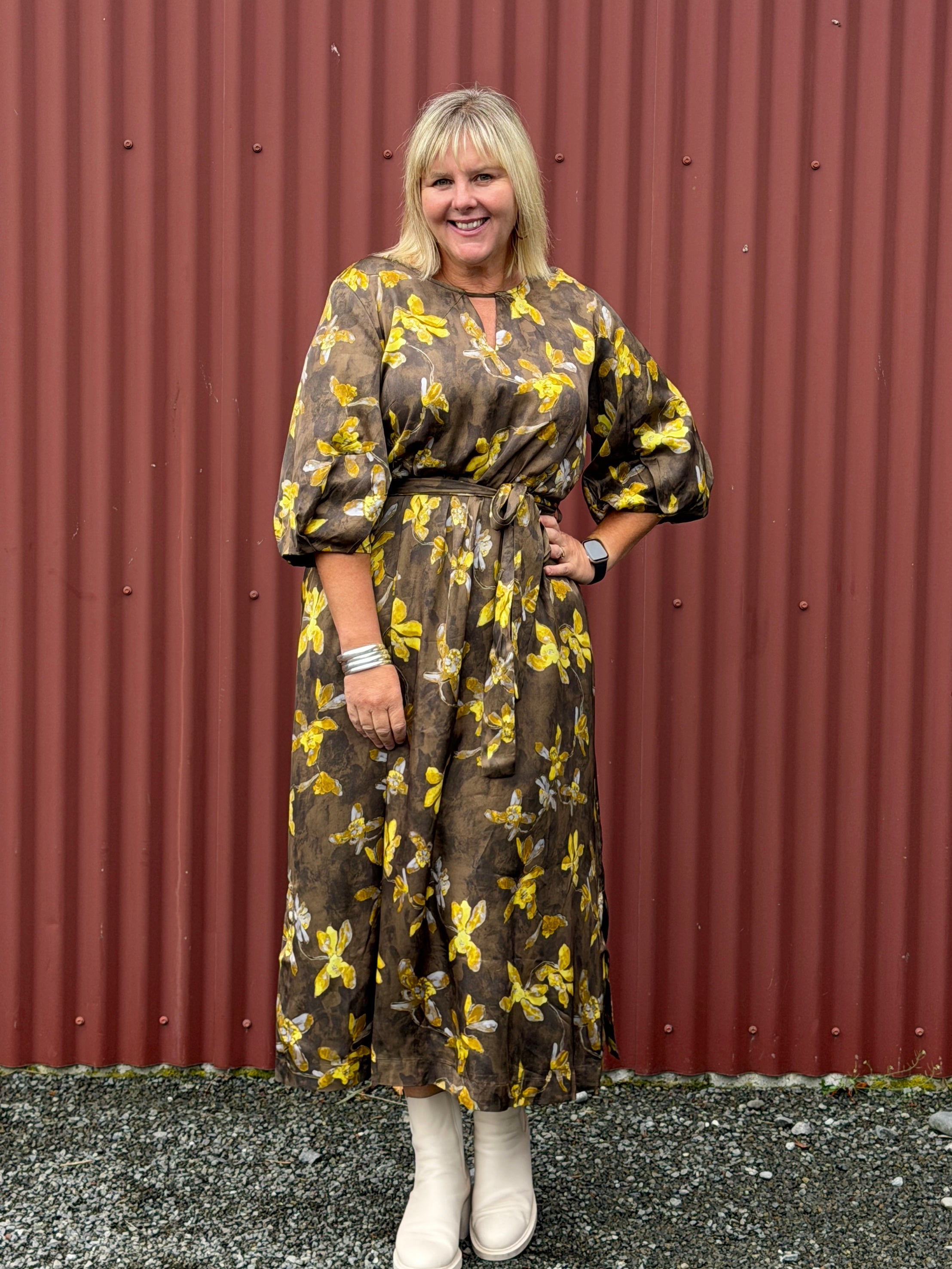 Wild Orchid Shift Dress