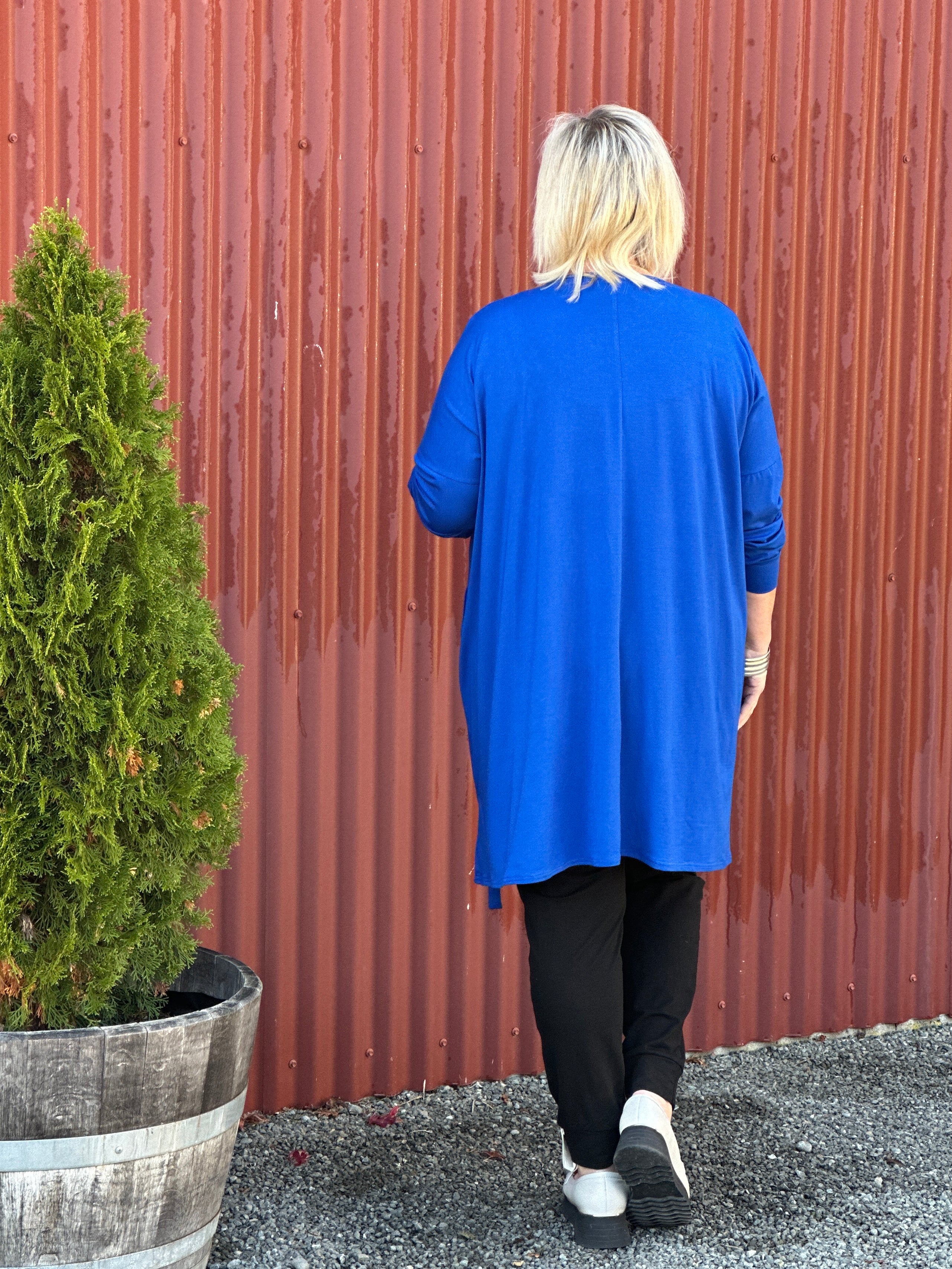Kingston Tee -Long Sleeve Blue