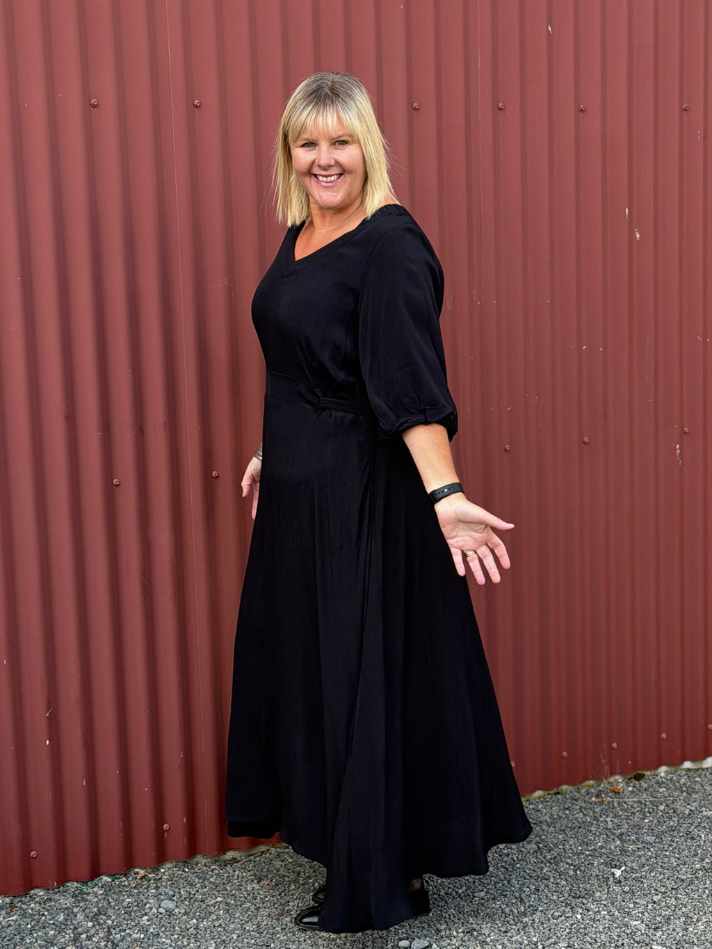 Silhouette Maxi Dress