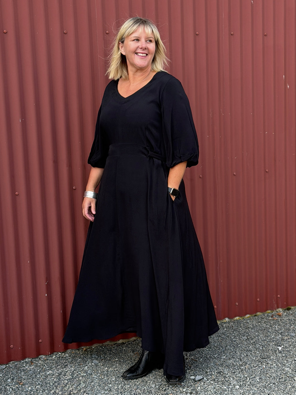 Silhouette Maxi Dress
