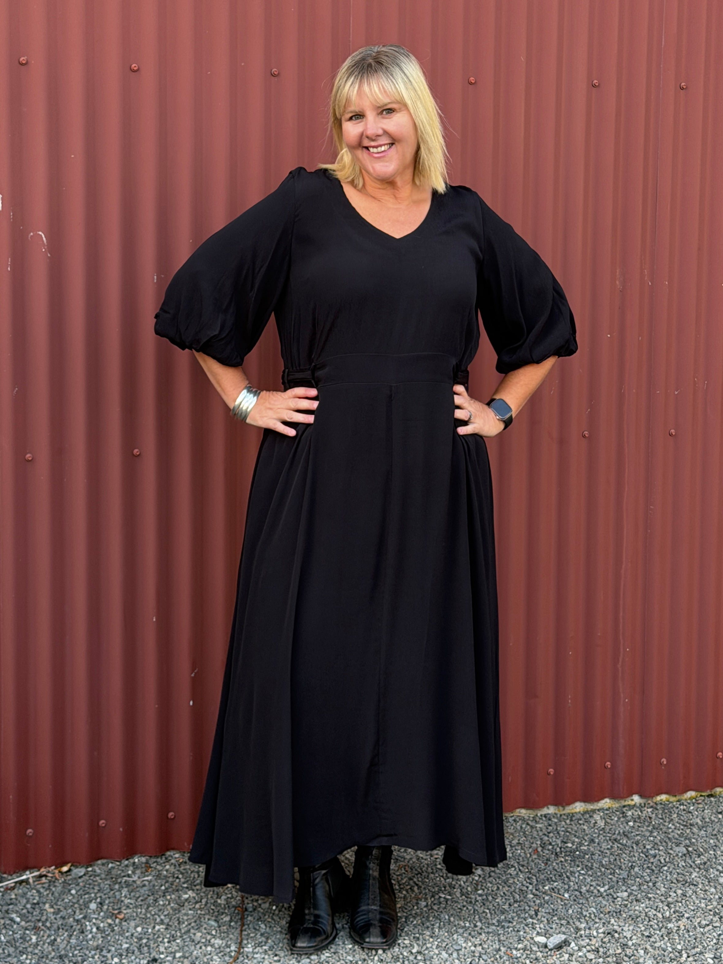 Silhouette Maxi Dress