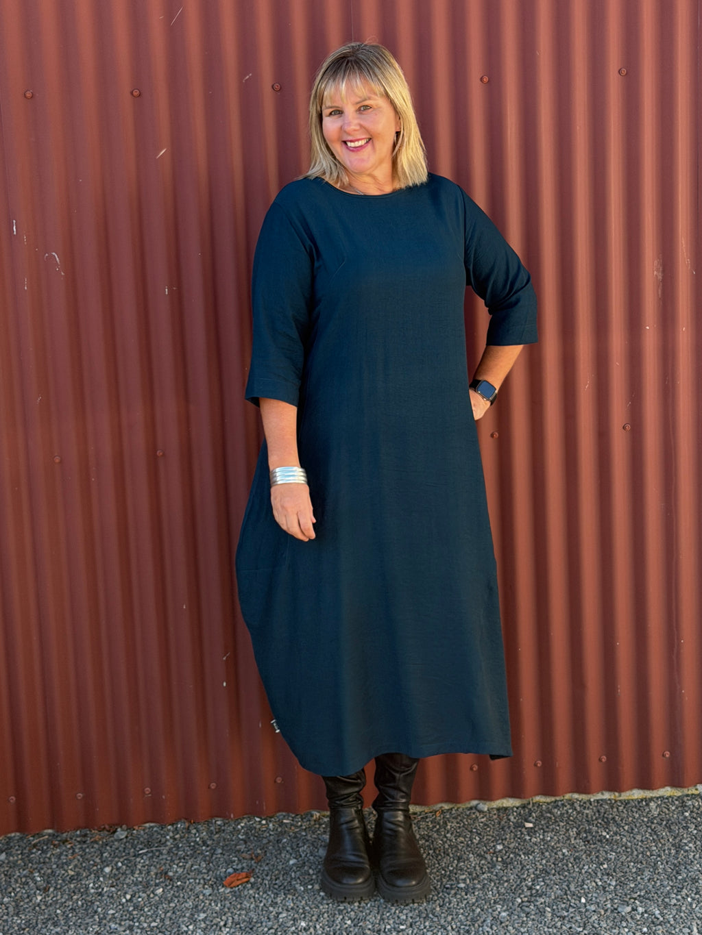 Sienne Dress - Petrol
