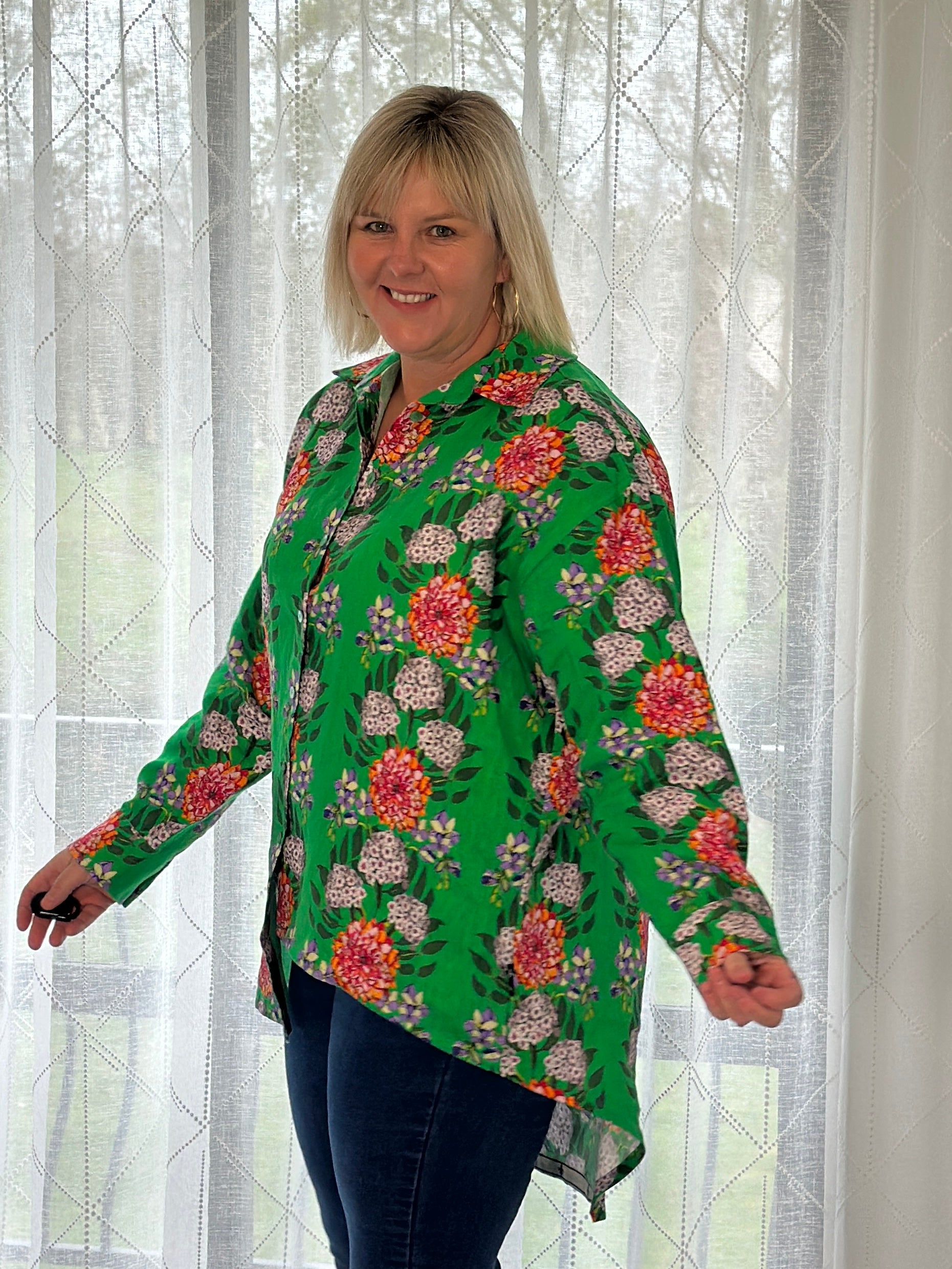 Staple Shirt -Tropical Green
