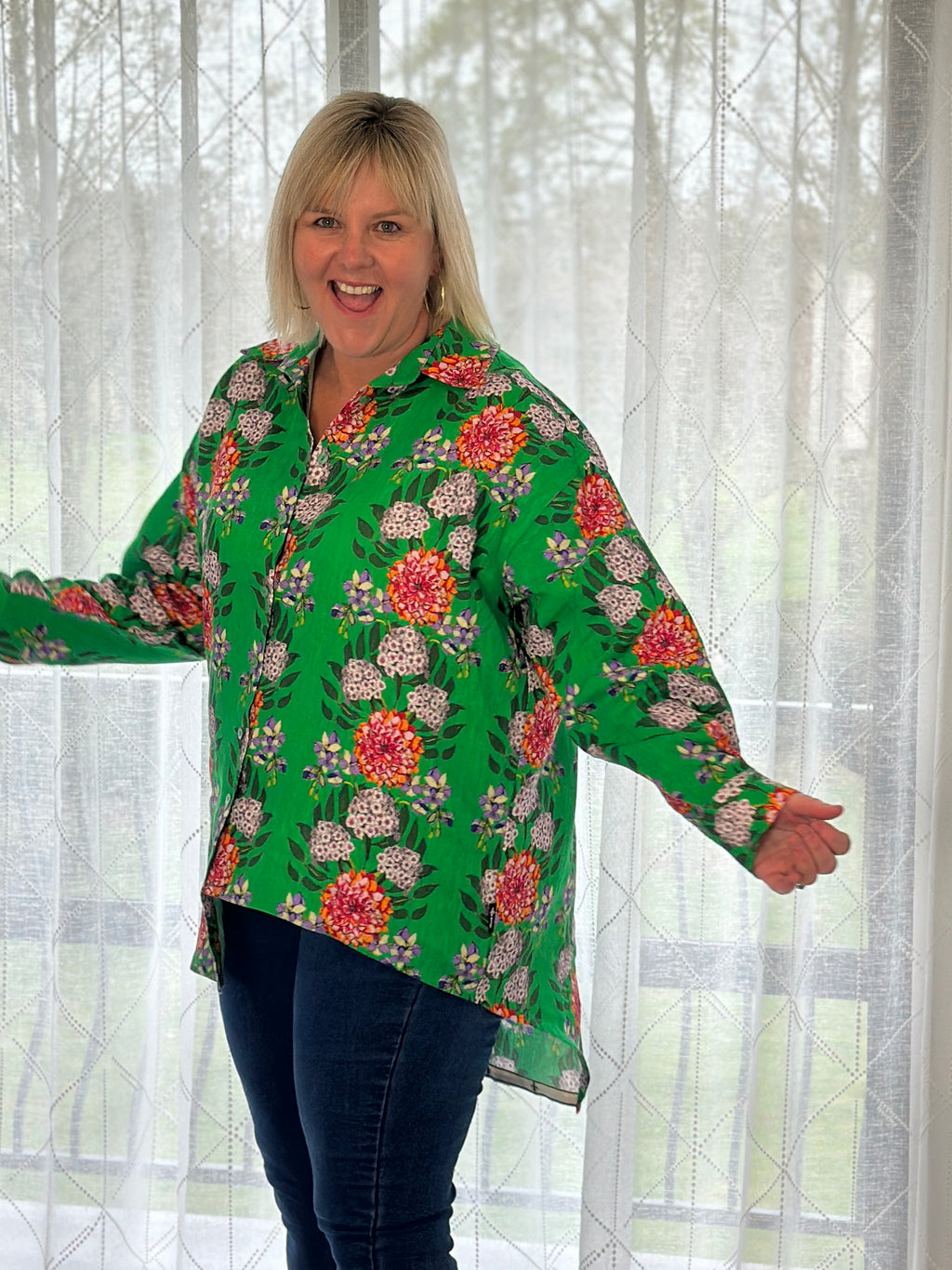 Staple Shirt -Tropical Green