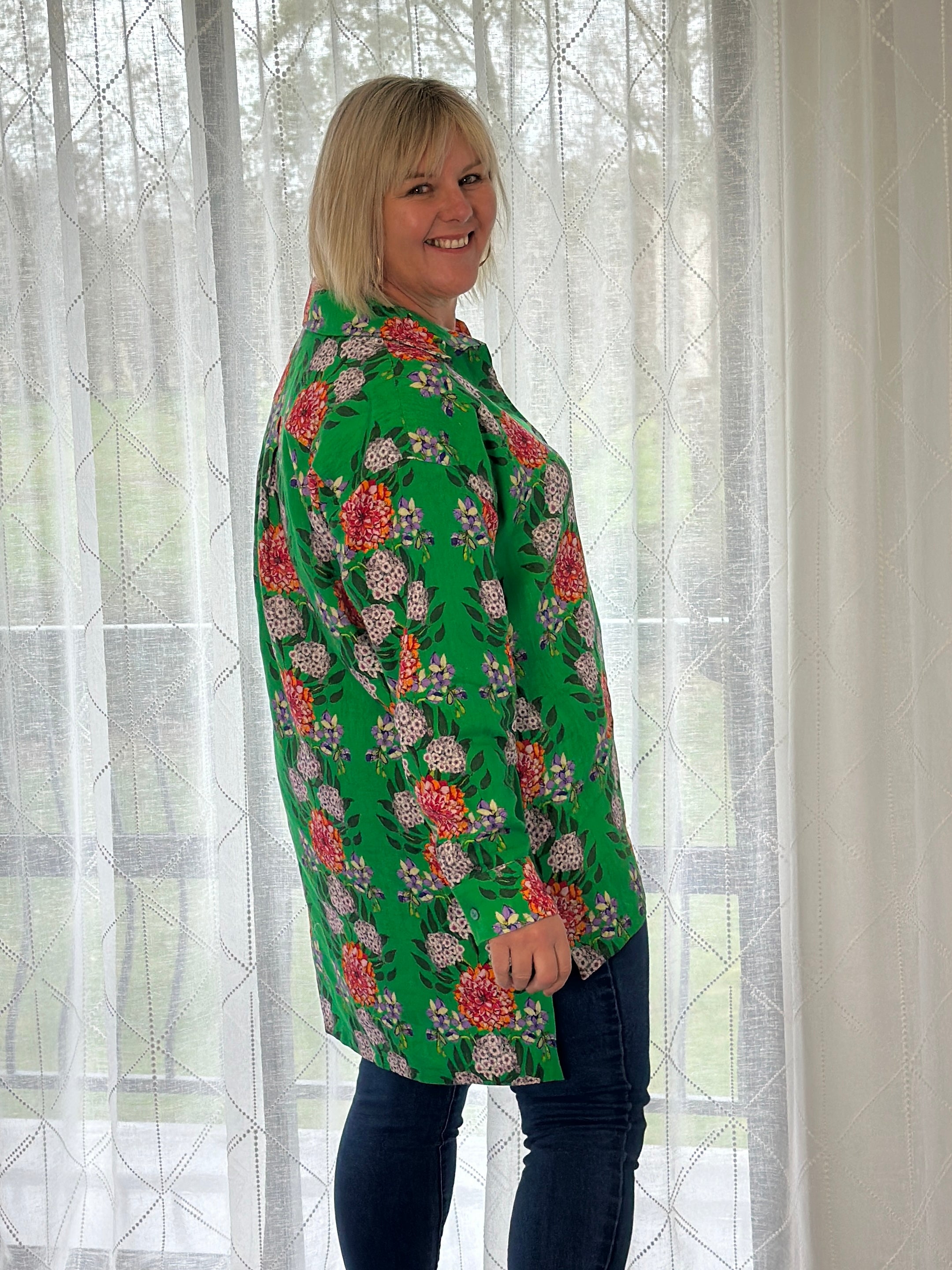 Staple Shirt -Tropical Green