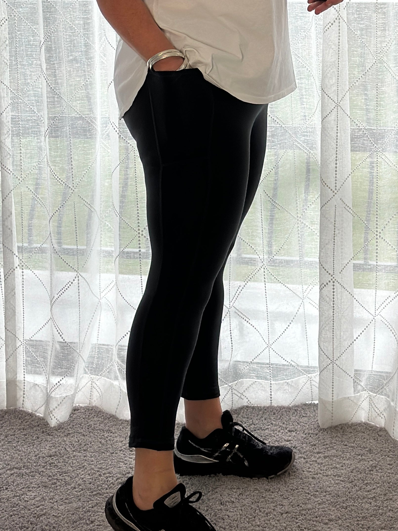 Merino Leggings -Charcoal