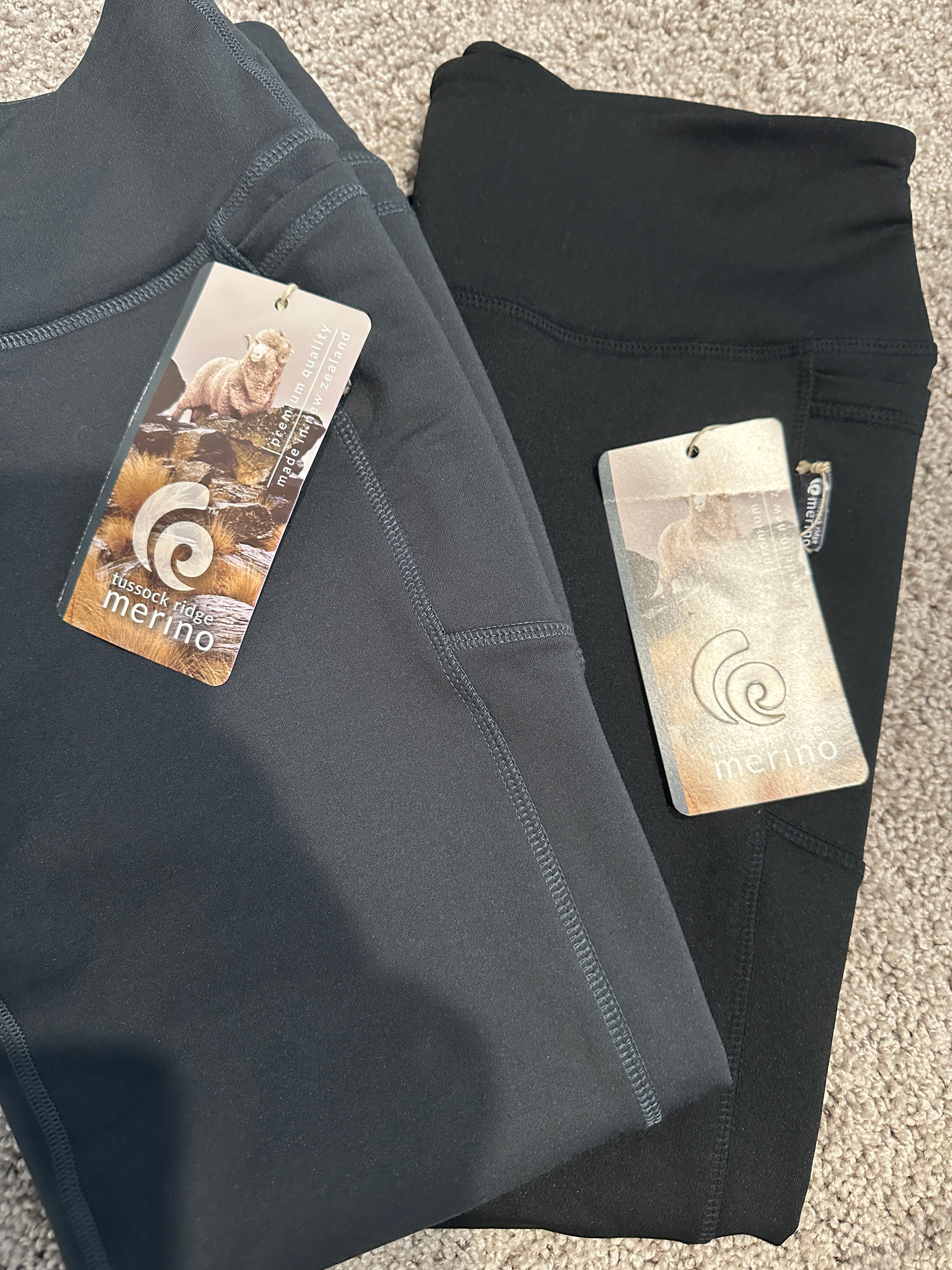 Merino Leggings -Black