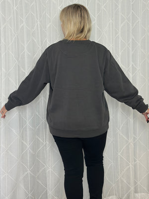 Star Sequin Fleece Sweatshirt