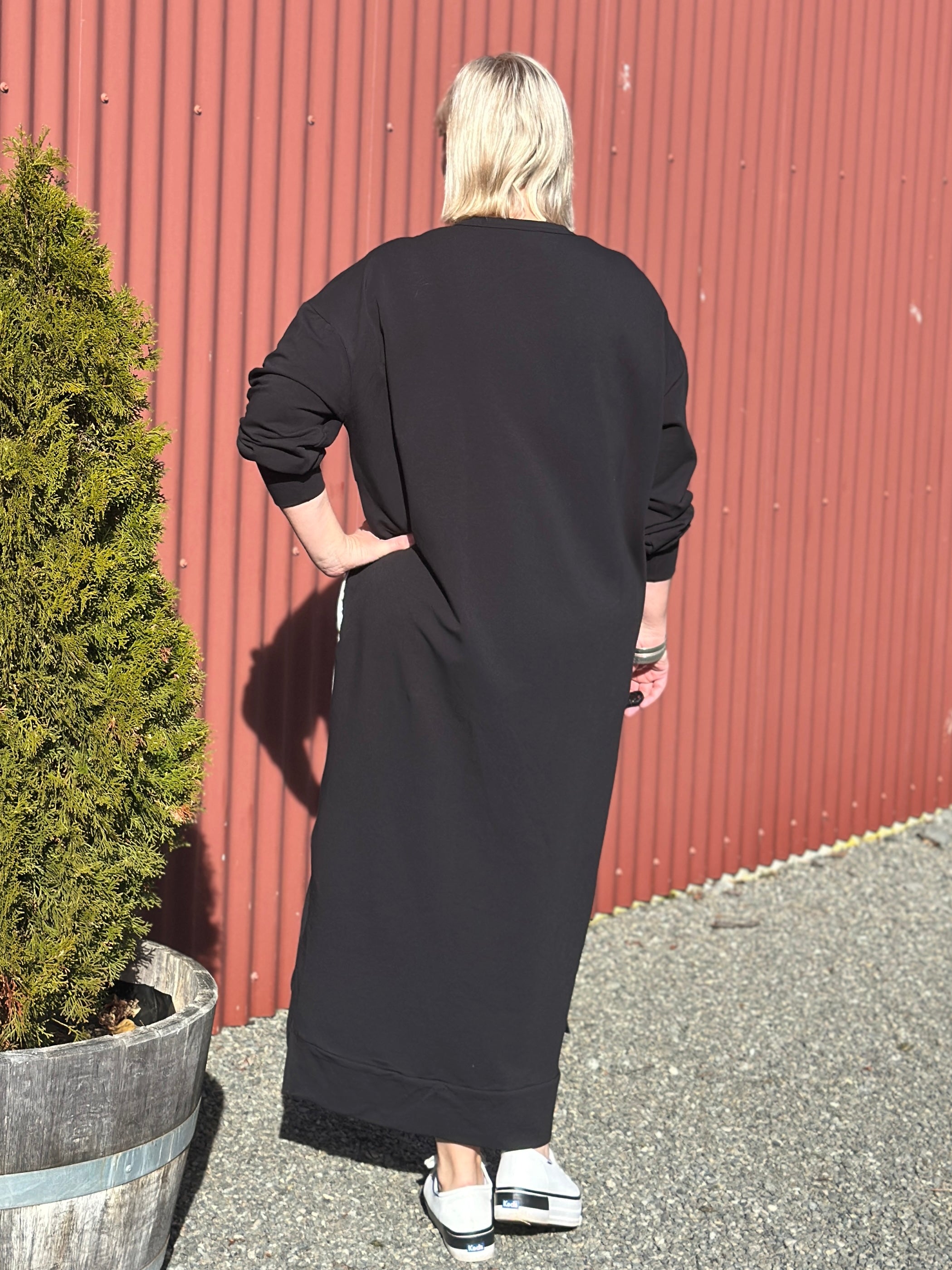 Crescent Dress- White Pocket