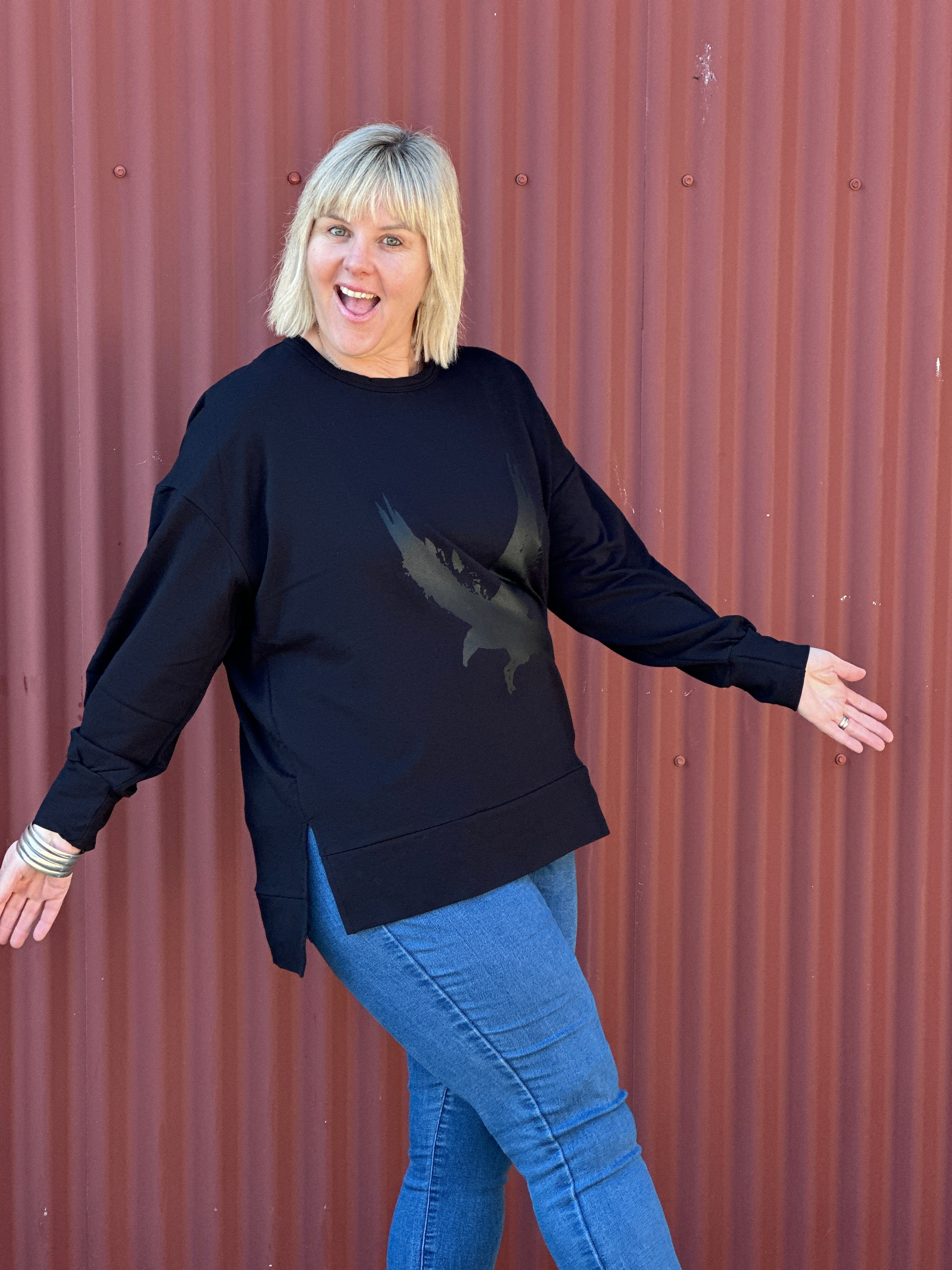 Storm Sweatshirt - Black Raven
