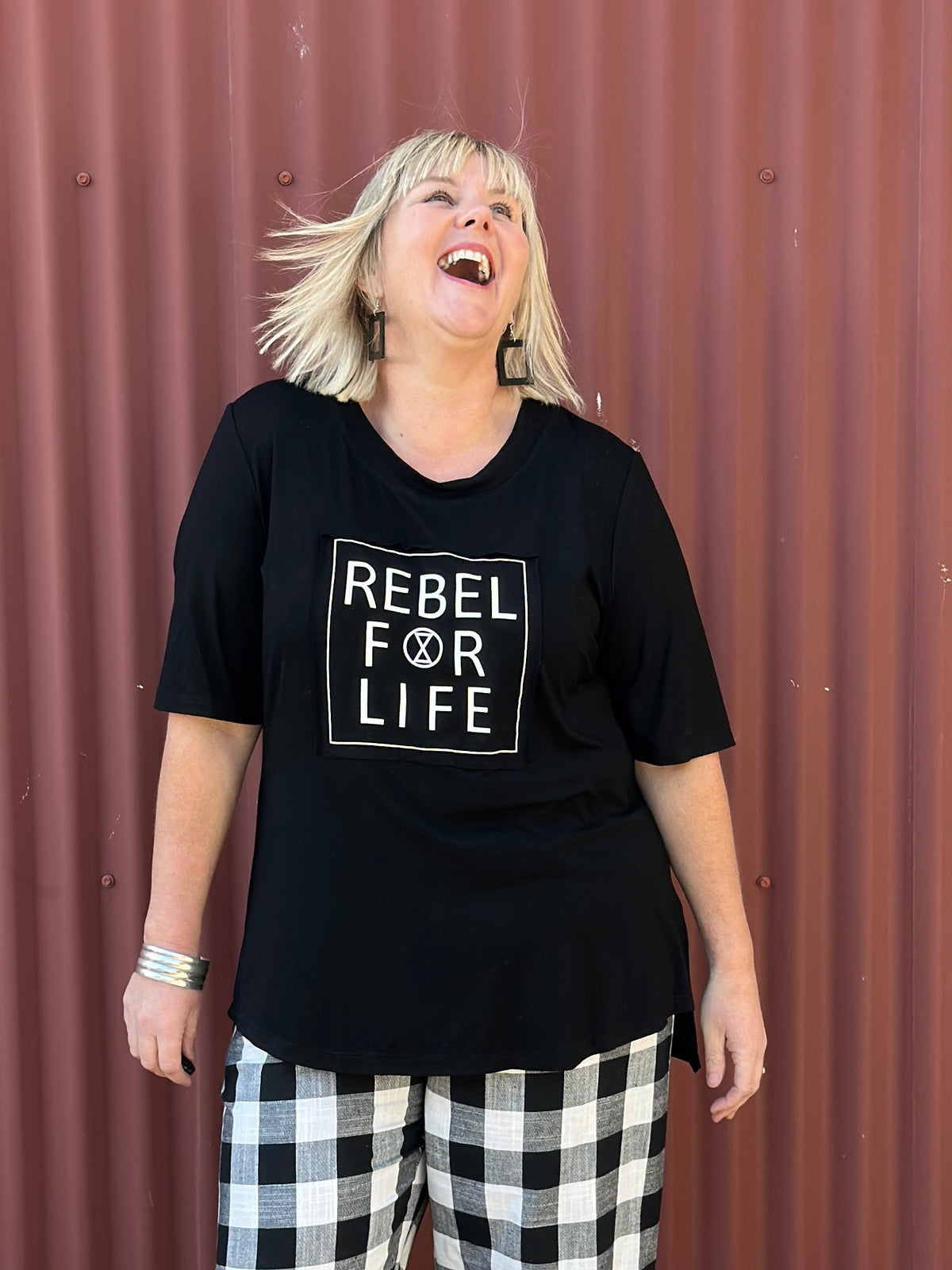 Rebel for Life Tee - Black