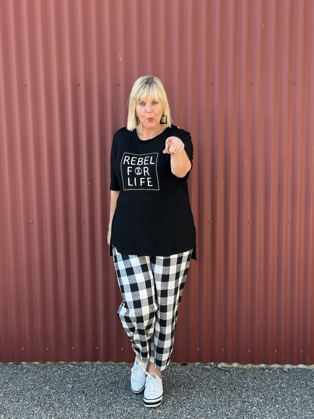 Rebel for Life Tee - Black