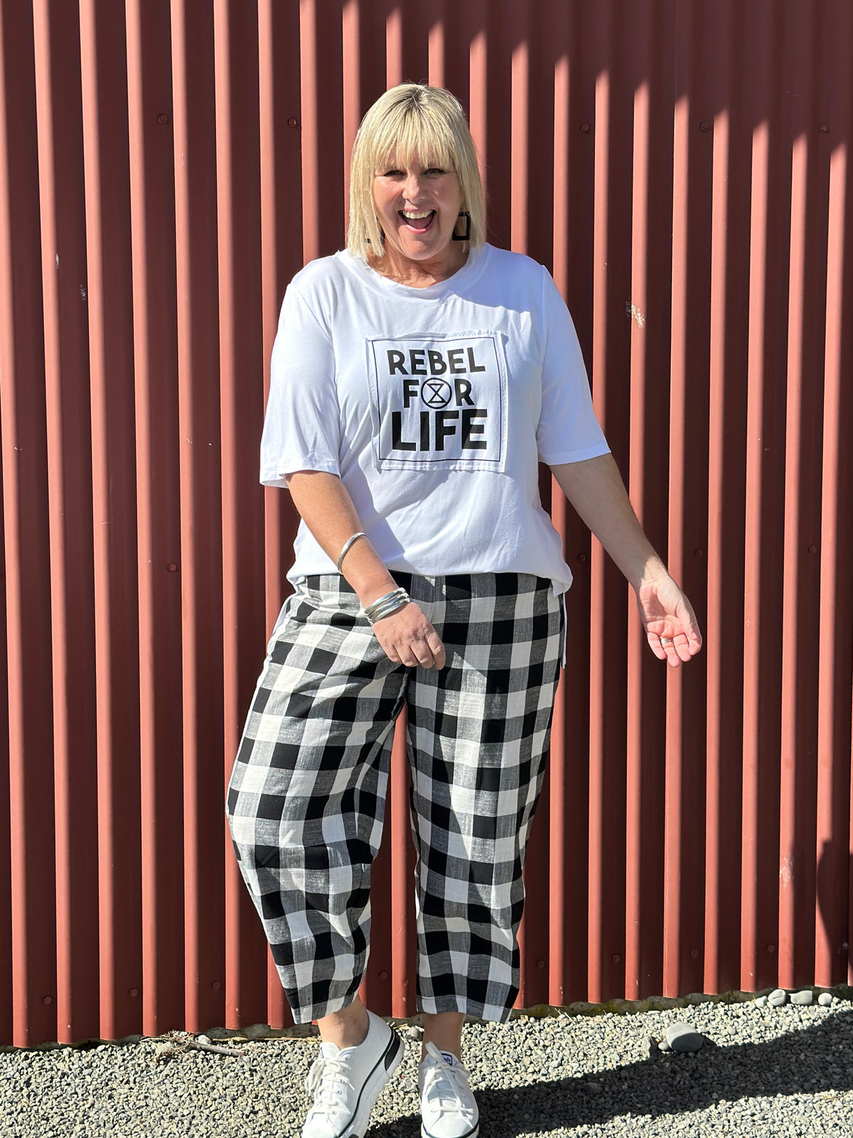 Rebel for Life Tee - White
