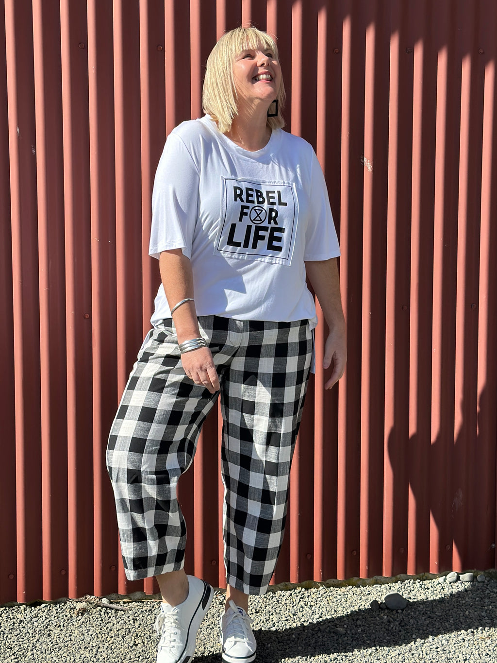 Rebel for Life Tee - White