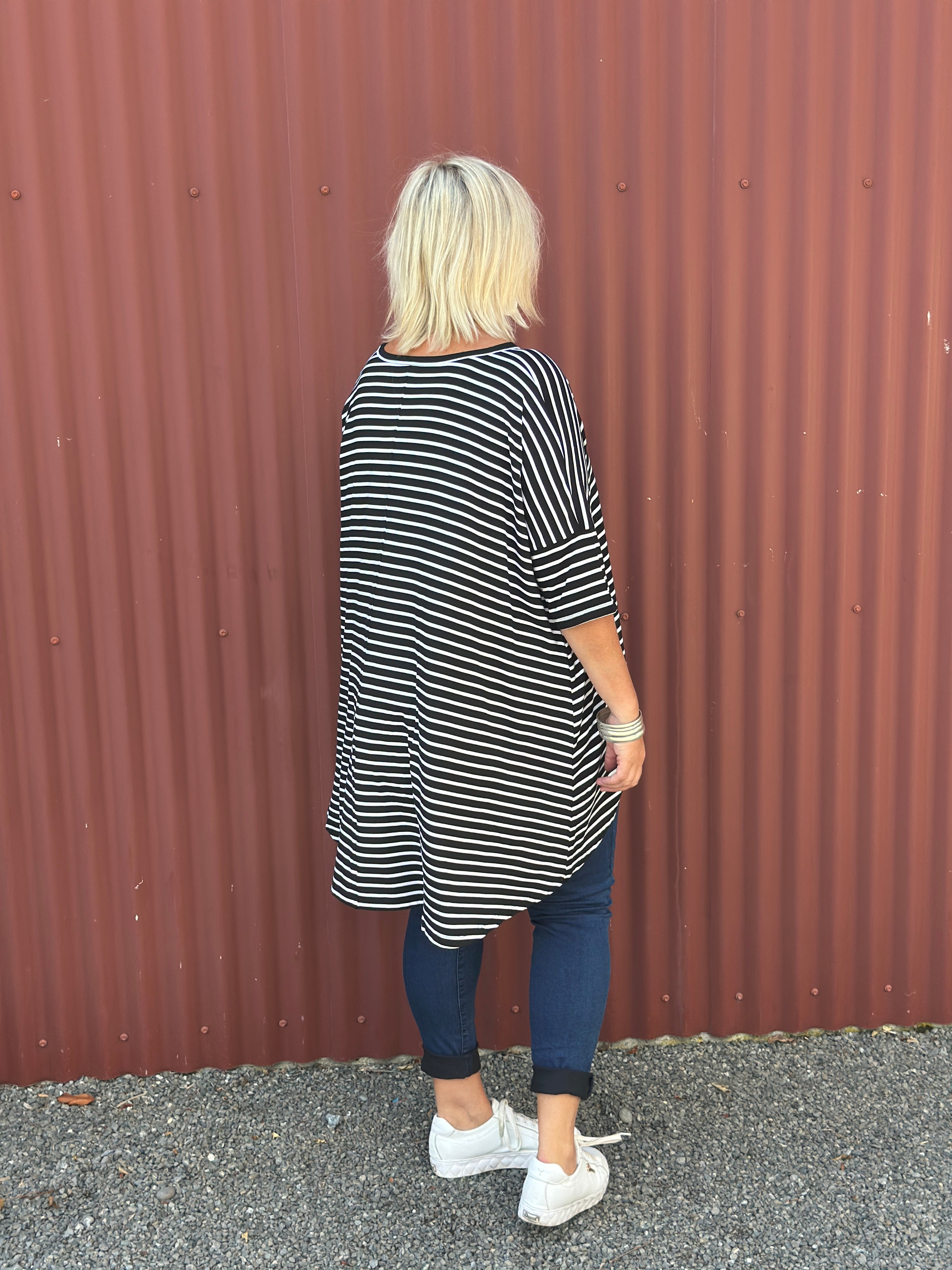 Flow top -Stripe