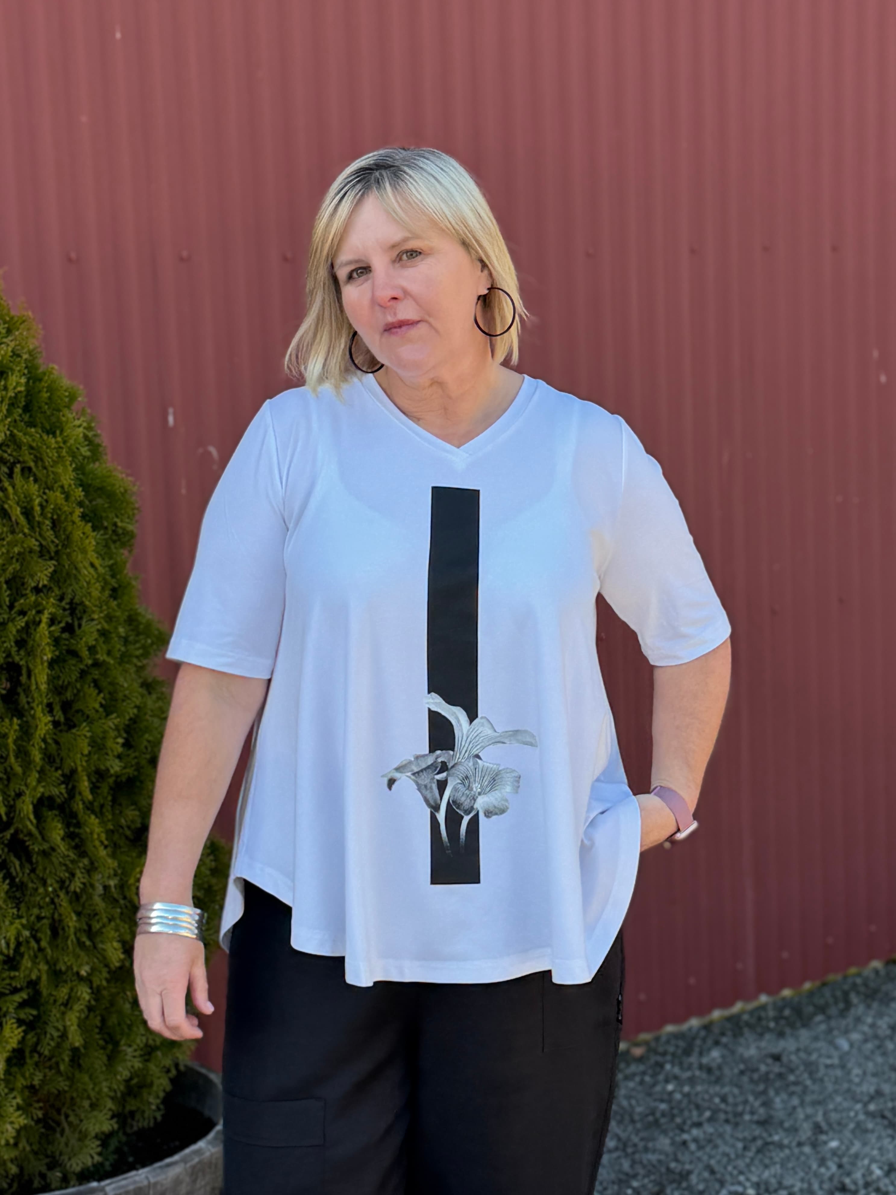 Lilly Lux Top | White