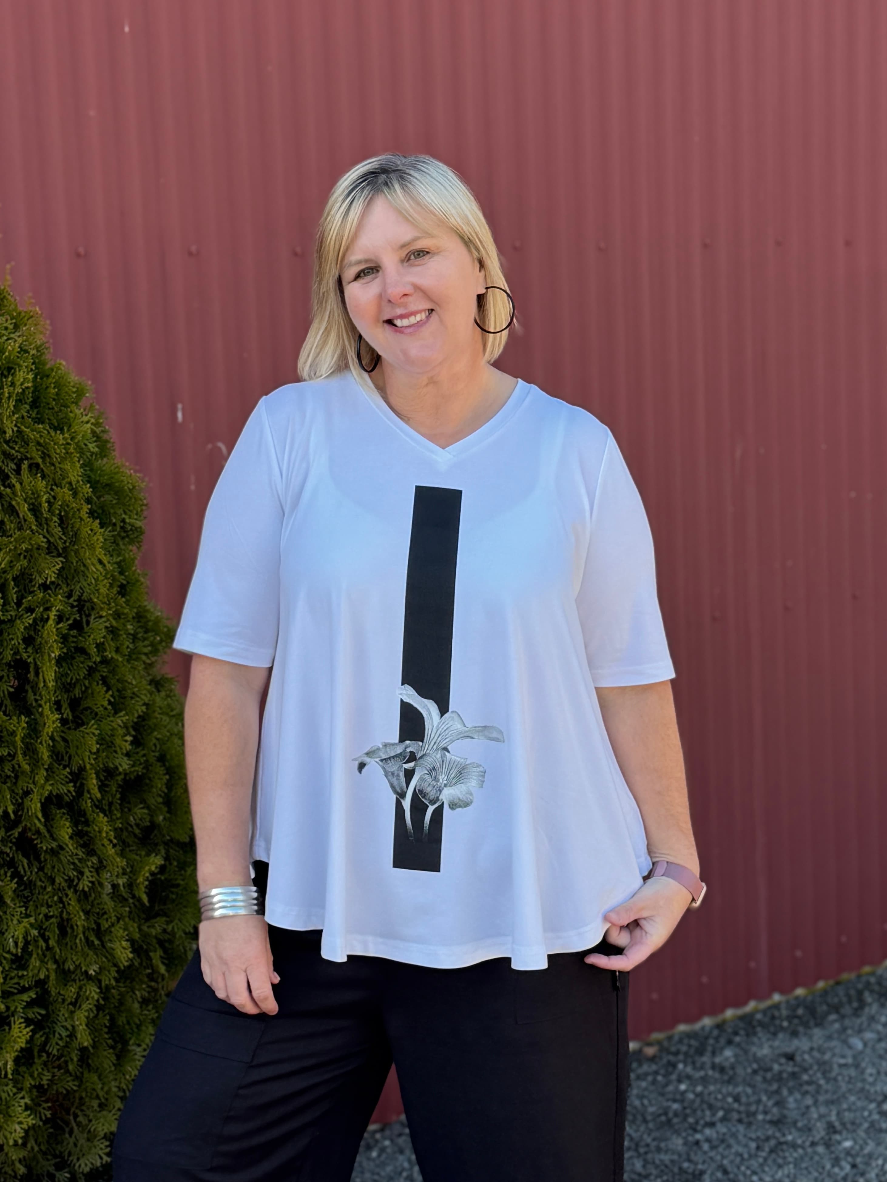 Lilly Lux Top | White