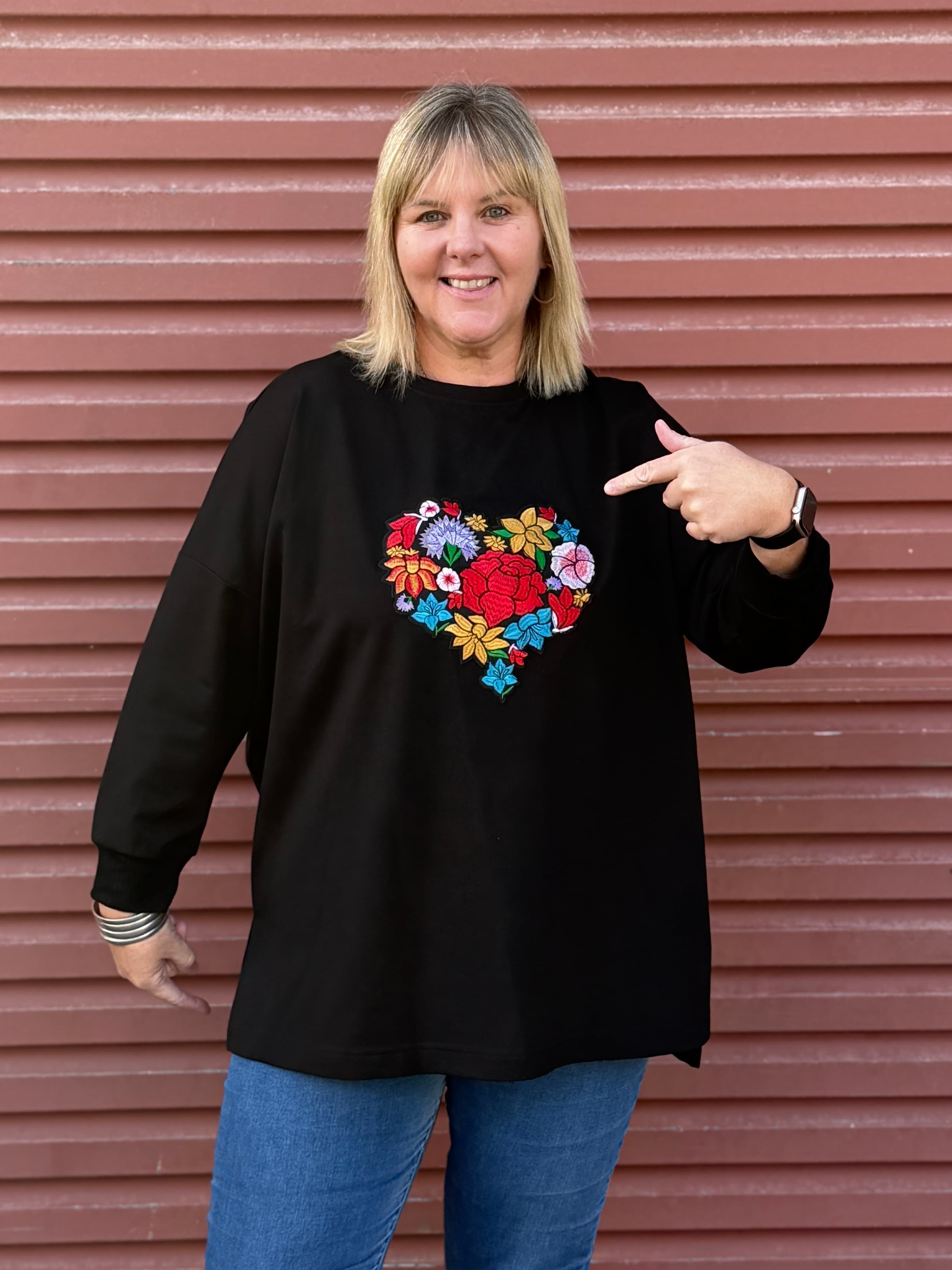 Love Sweatshirt By Bittermoon