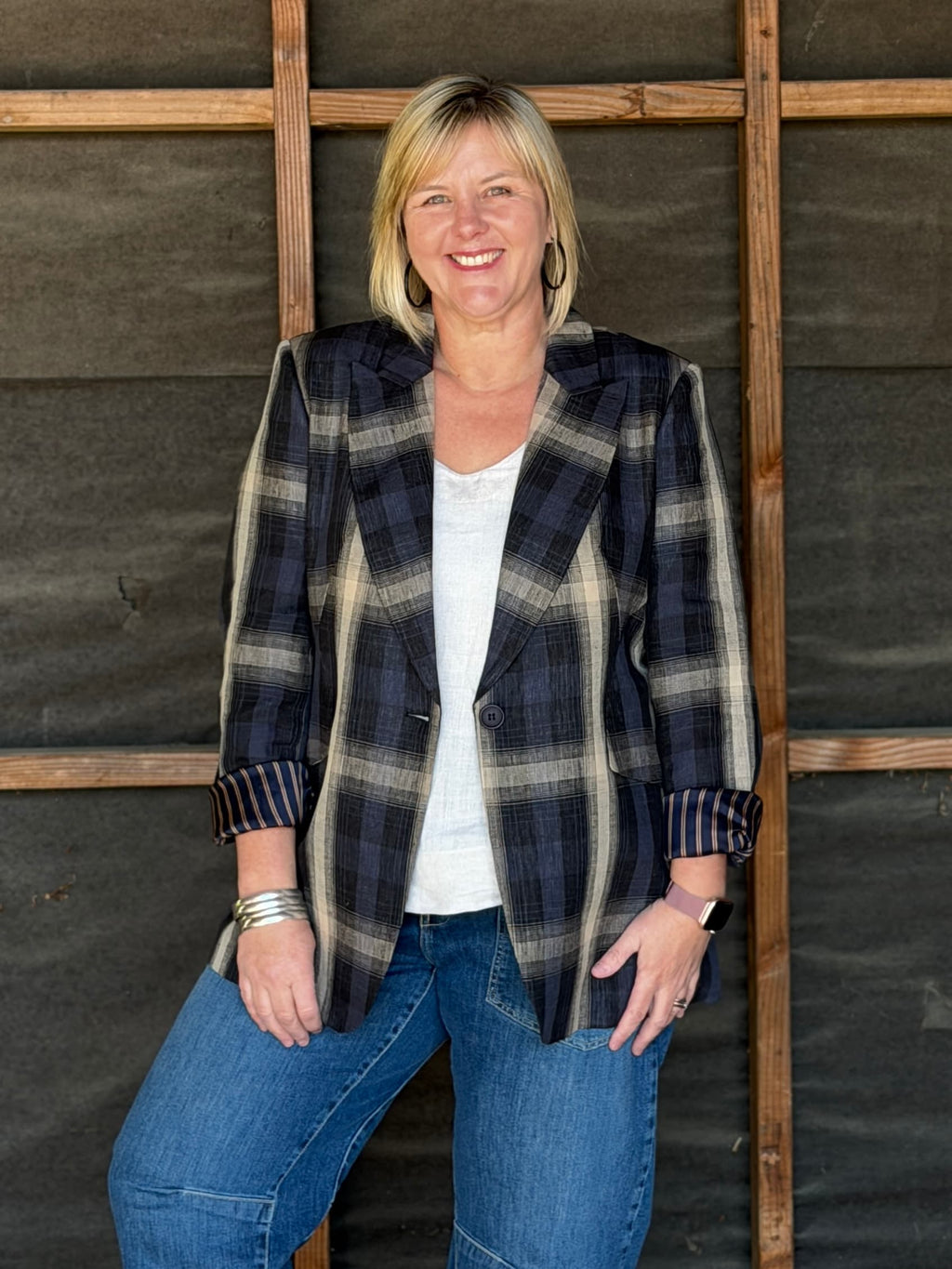 Marakesh Check Blazer
