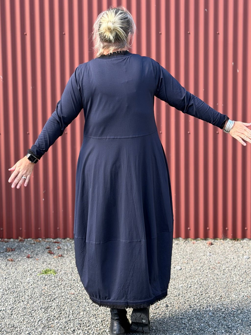 Marcia Dress -Navy