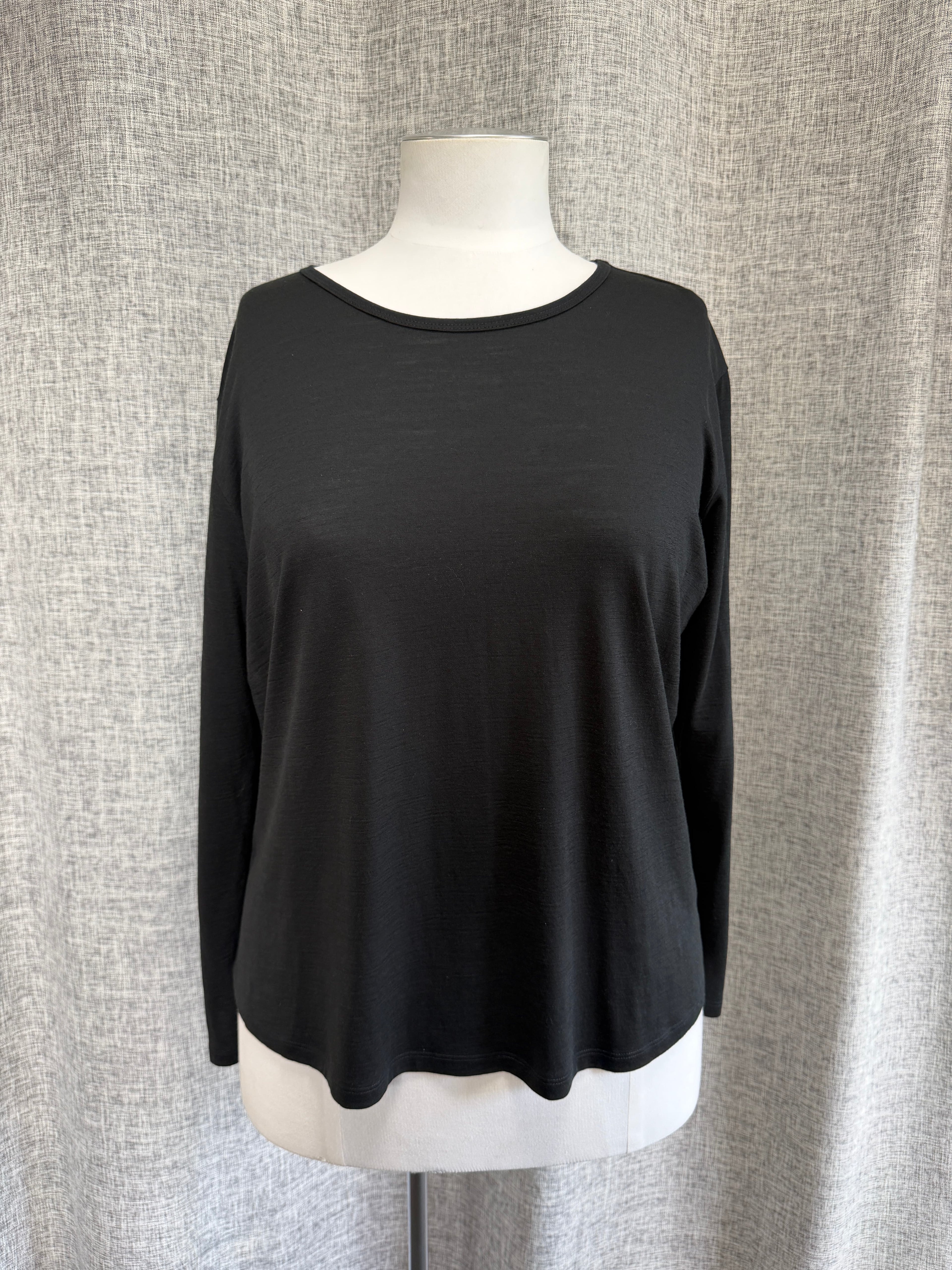 Merino Long Sleeve -Black