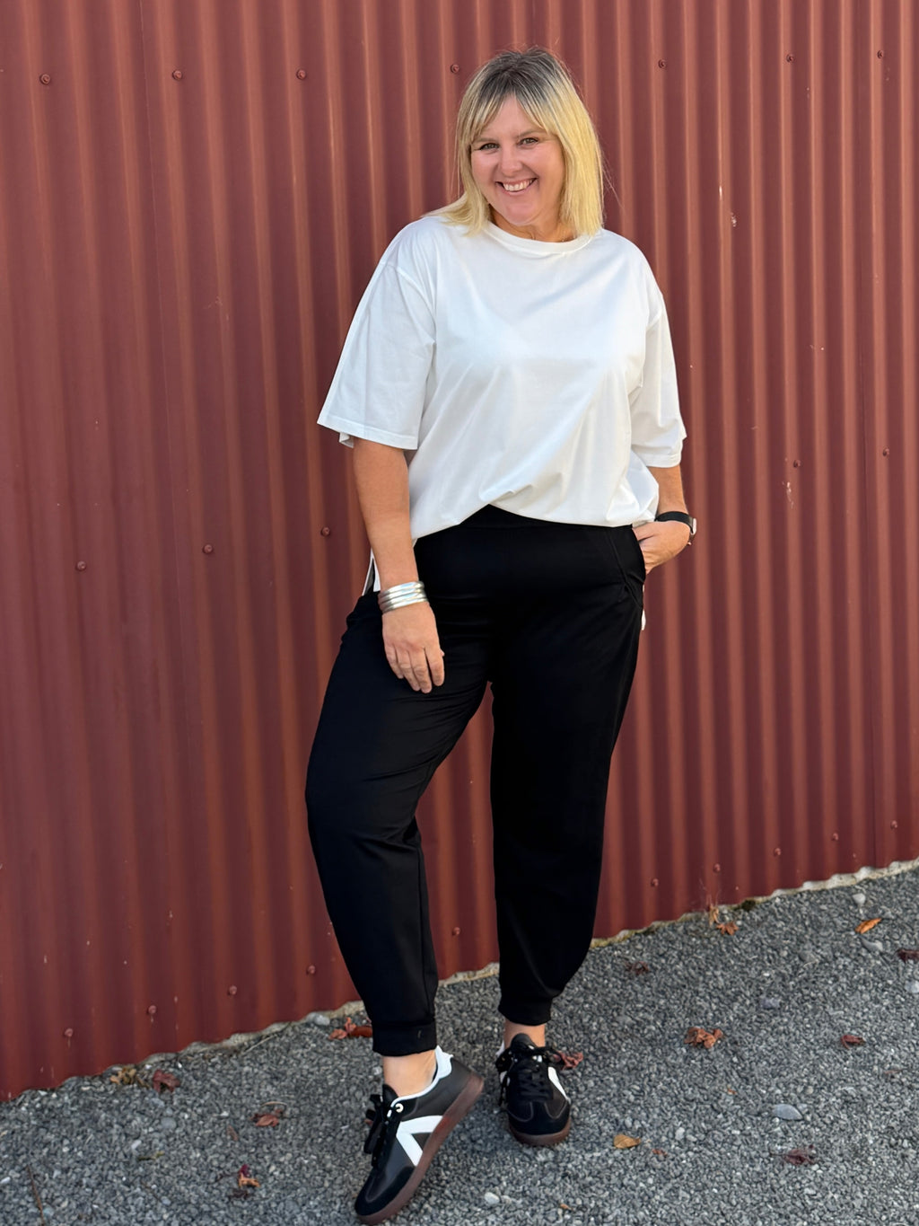 Jellicoe -Nalla Track Pants ,stylish comfort   and Dref By D Tee 