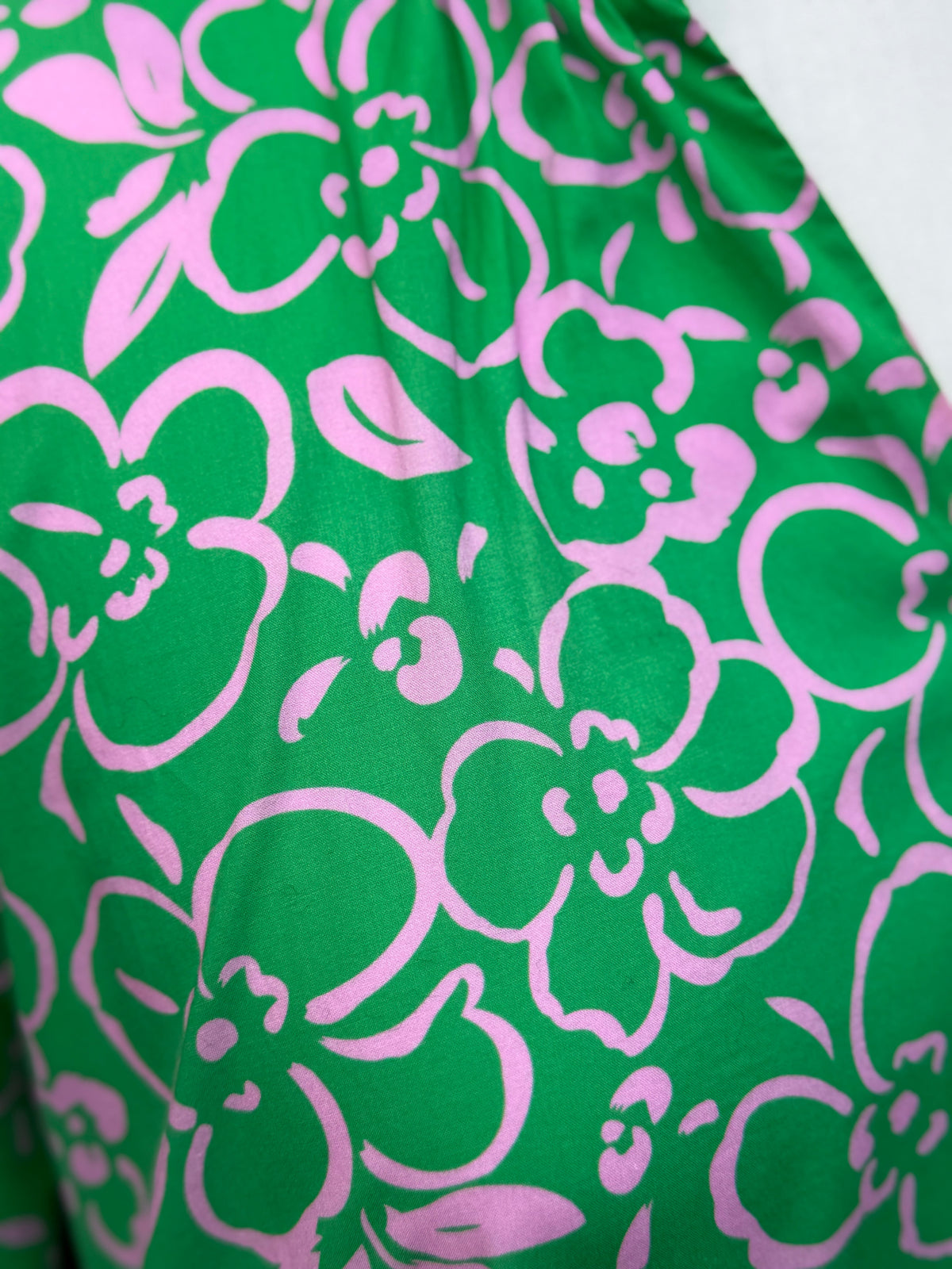 Jellicoe- Green and Pink Tiered Dress- Size 2XL