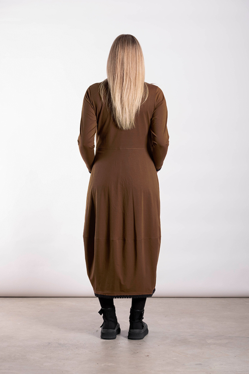 Marcia Dress-Spiced Coffee