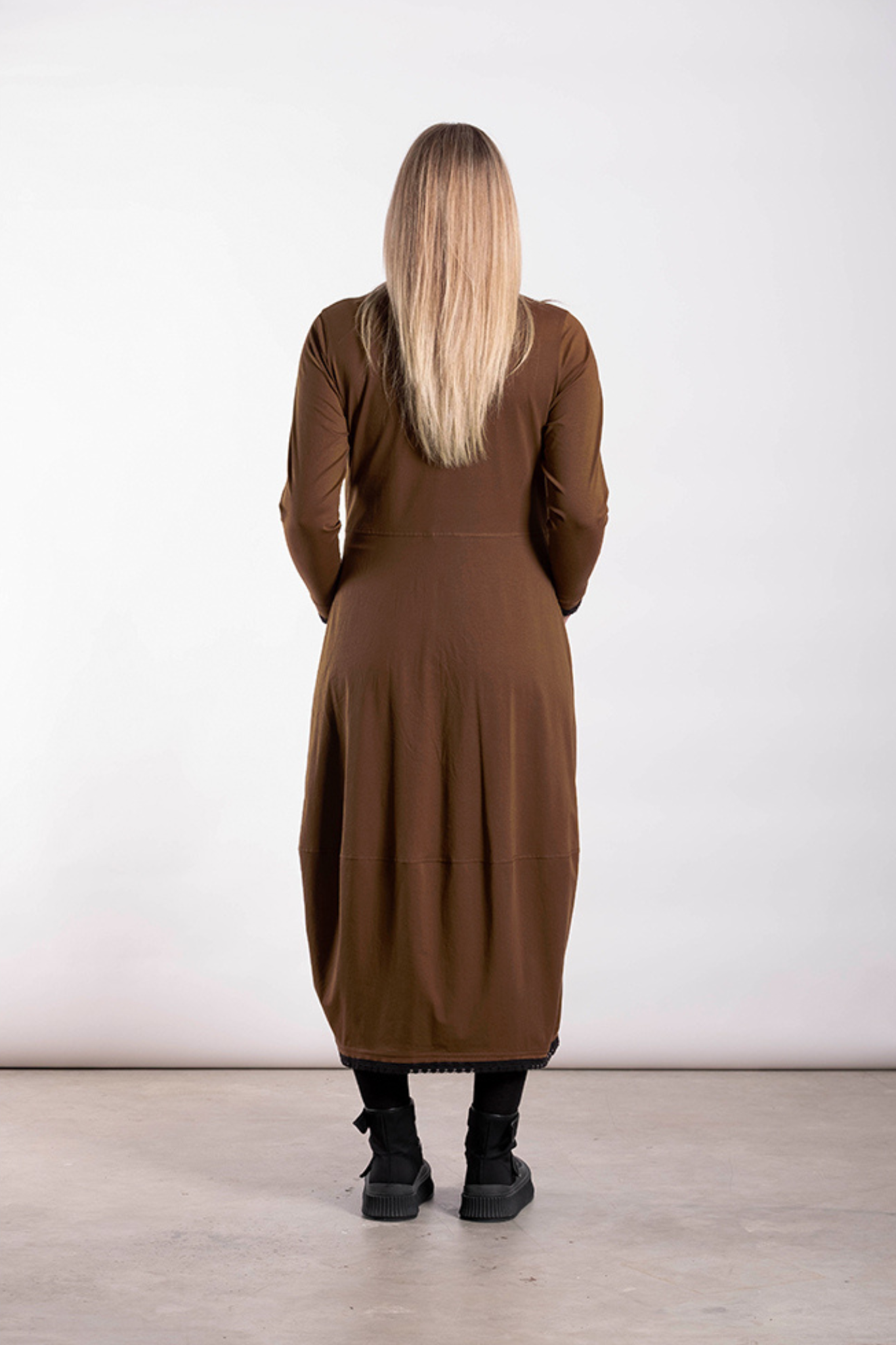 Marcia Dress-Spiced Coffee
