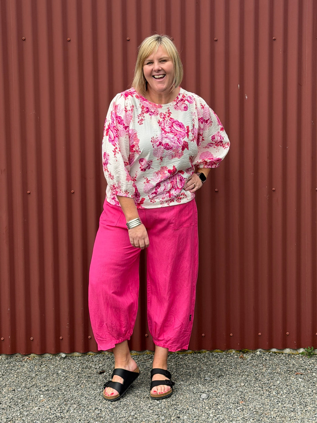 Stitch Pants | Pink