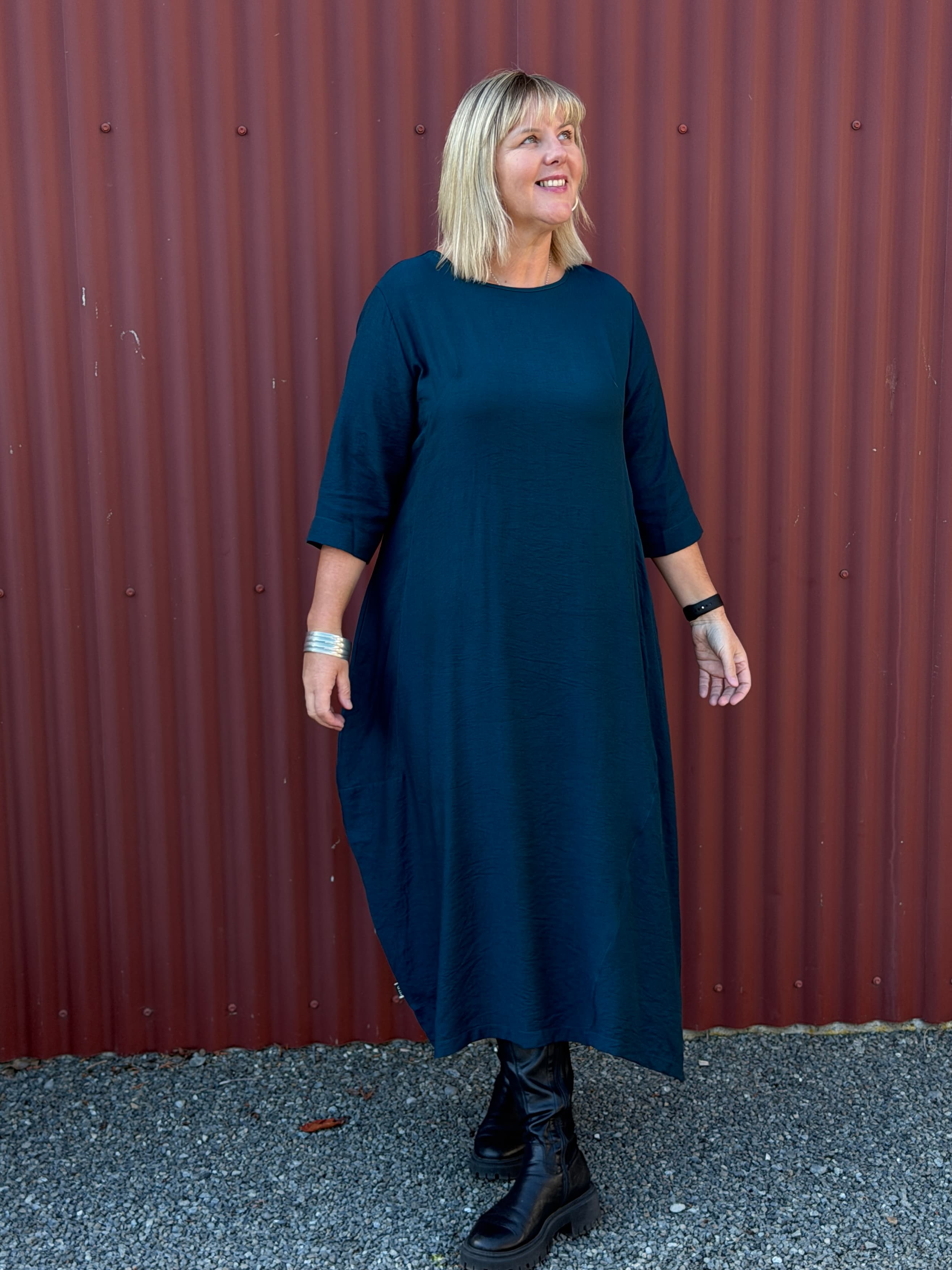 Sienne Dress - Petrol