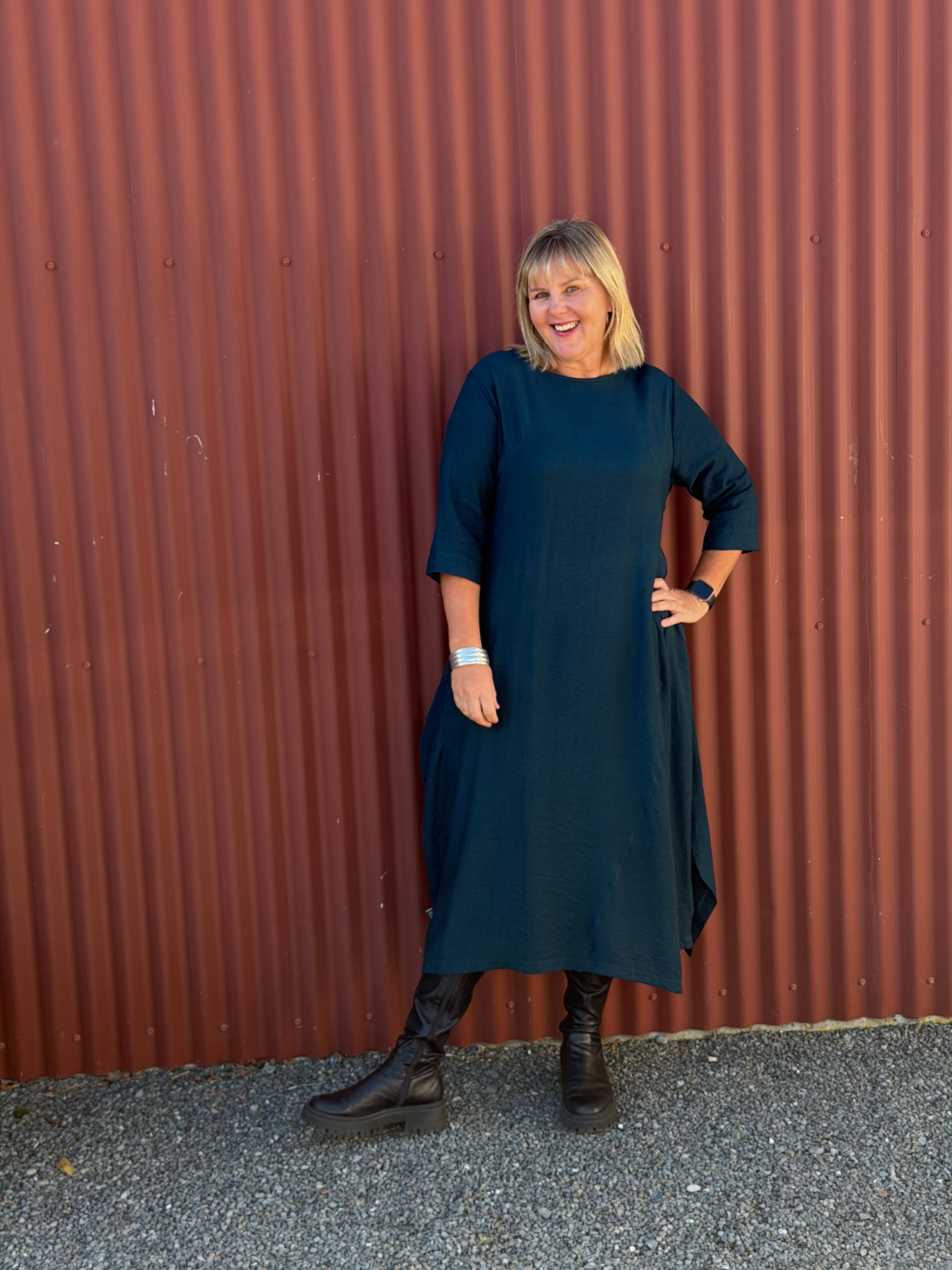 Sienne Dress - Petrol