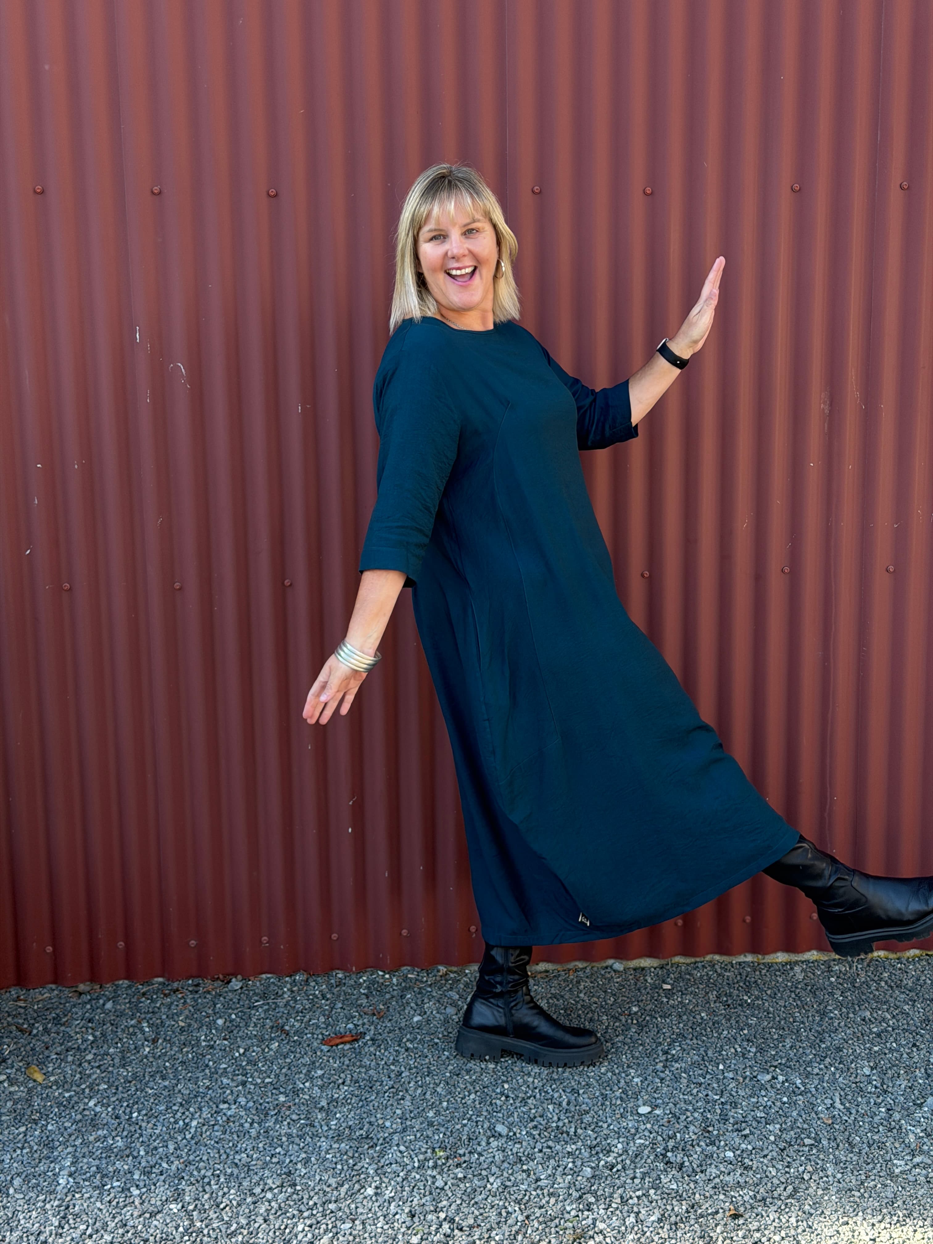 Sienne Dress - Petrol